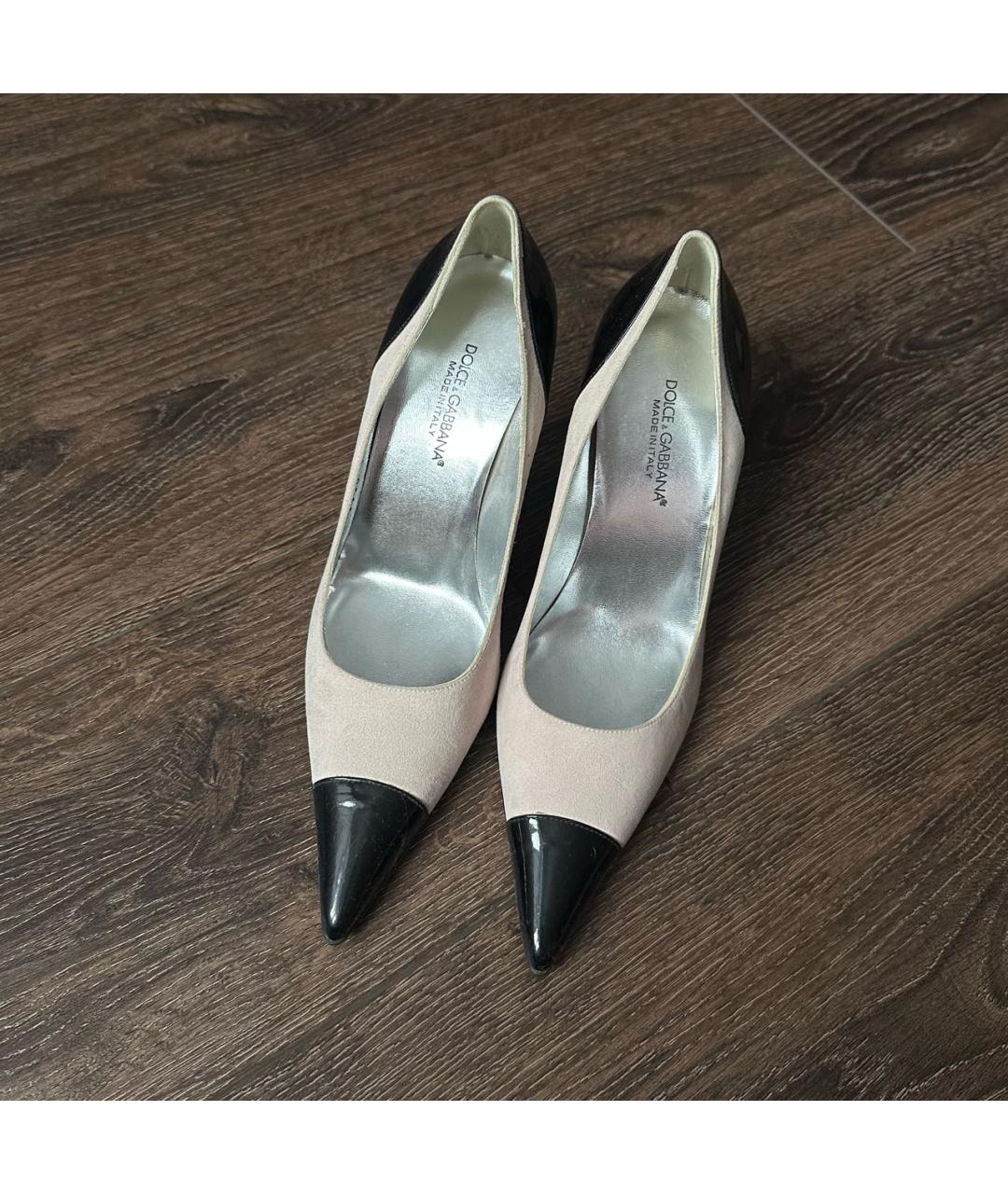 DOLCE&GABBANA Мульти замшевые туфли, фото 2