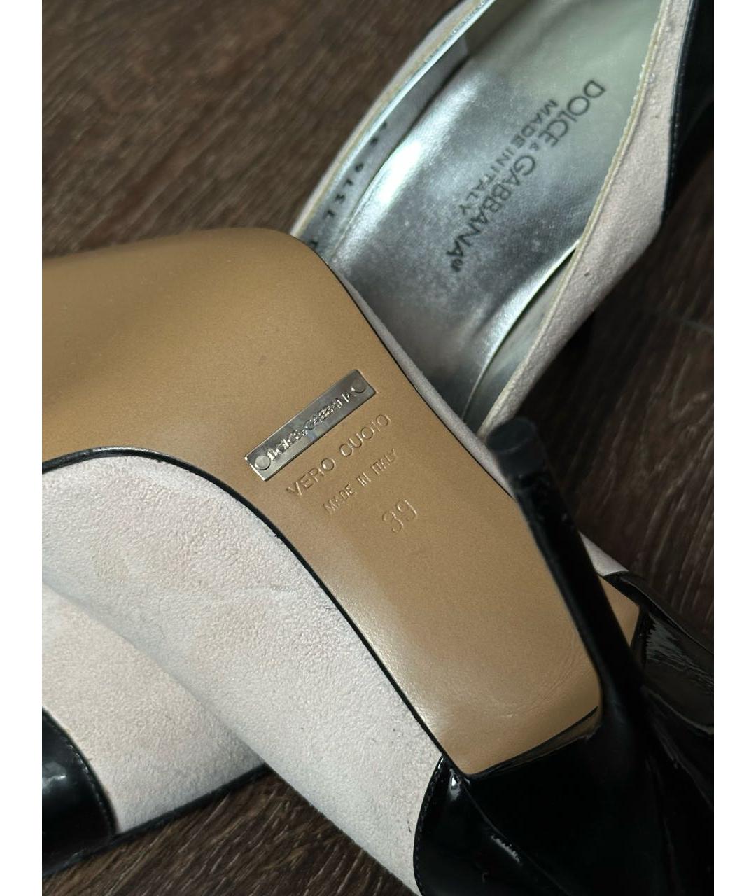 DOLCE&GABBANA Мульти замшевые туфли, фото 5