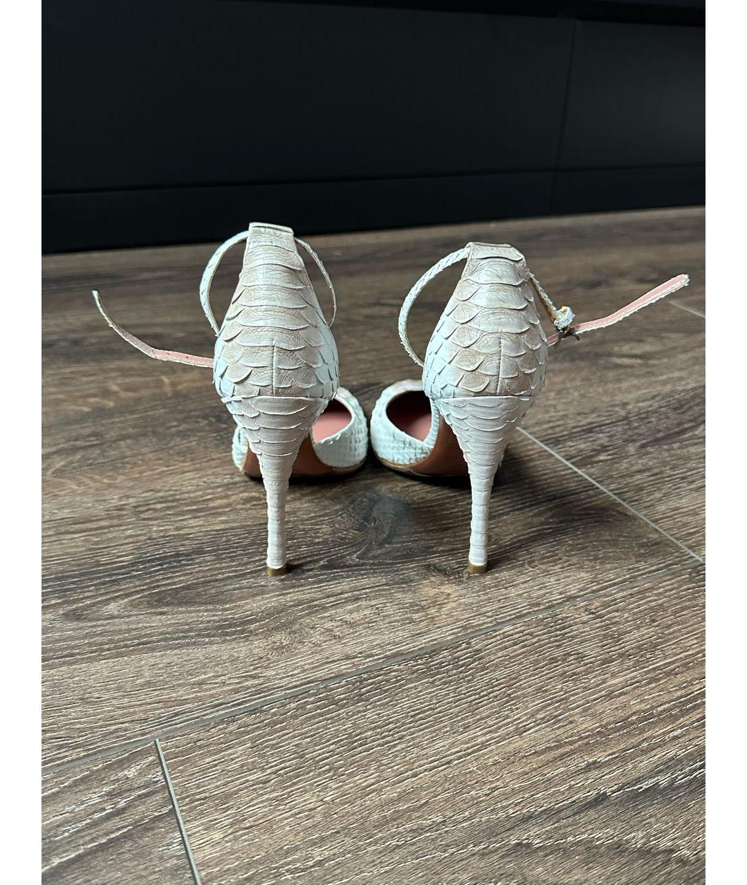 ALAIA Бежевые туфли из экзотической кожи, фото 4