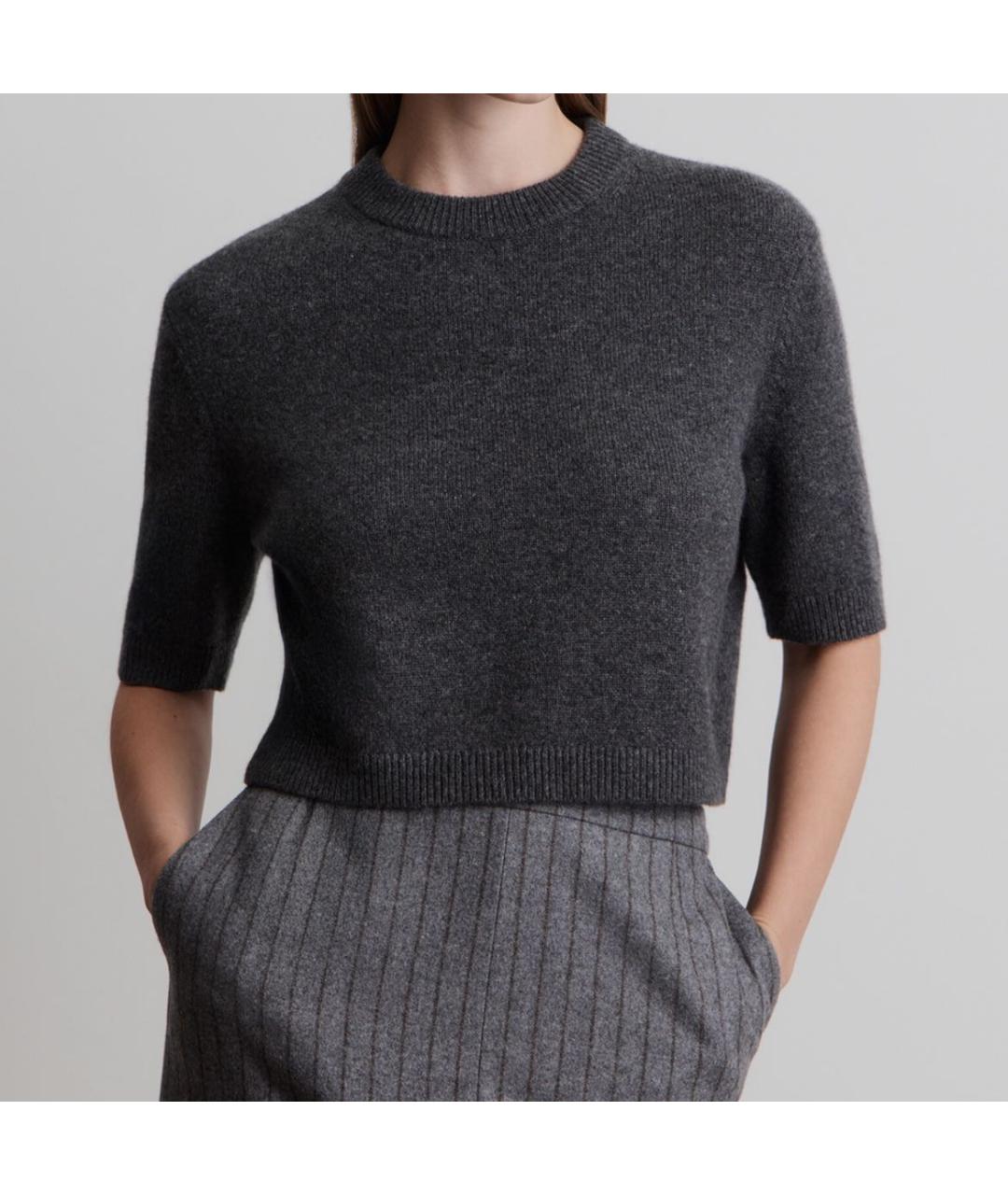 12 STOREEZ Серый кашемировый джемпер / свитер, фото 2