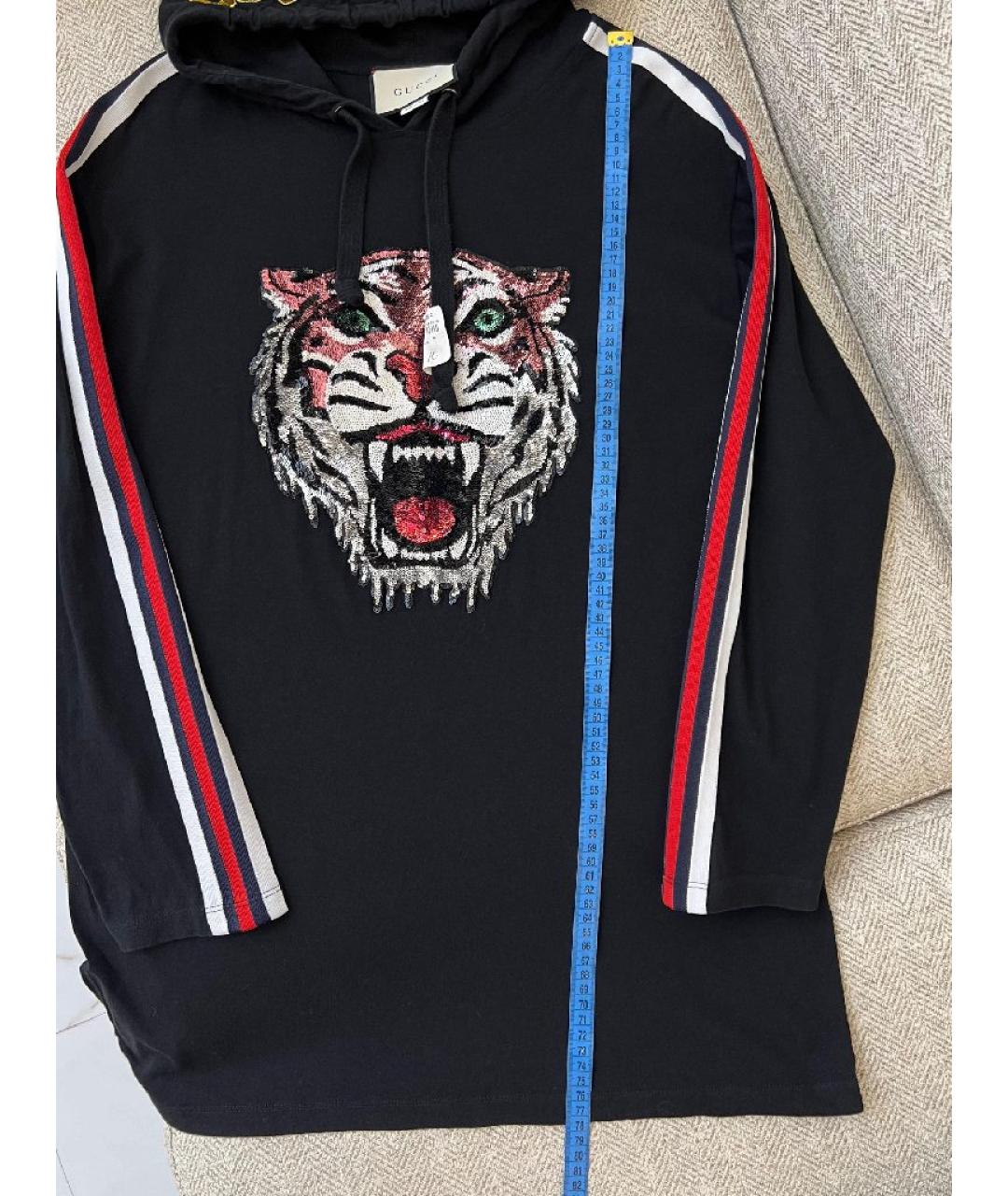 GUCCI Черный хлопковый джемпер / свитер, фото 5