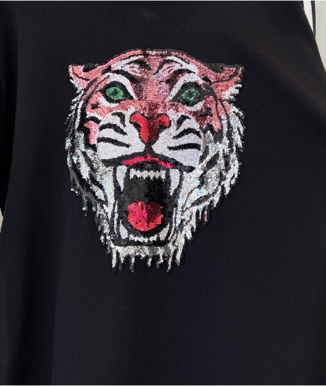 GUCCI Черный хлопковый джемпер / свитер, фото 4