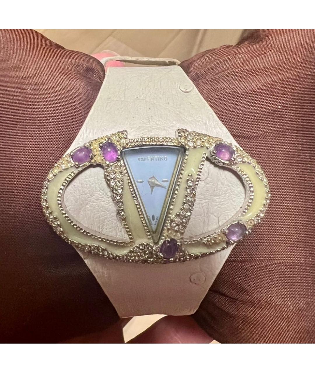 VALENTINO Белые металлические часы, фото 6