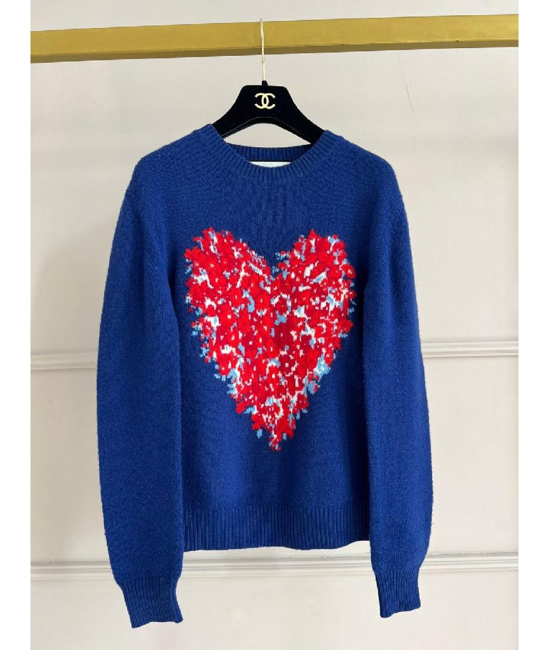 GUCCI Синий вискозный джемпер / свитер, фото 9
