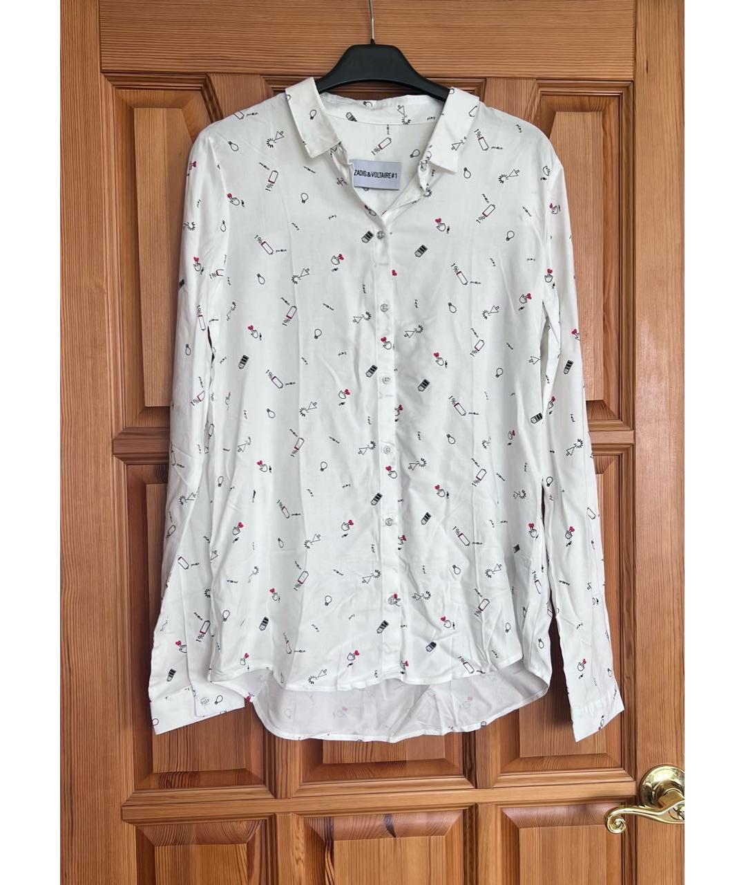 ZADIG & VOLTAIRE Белая вискозная рубашка, фото 4