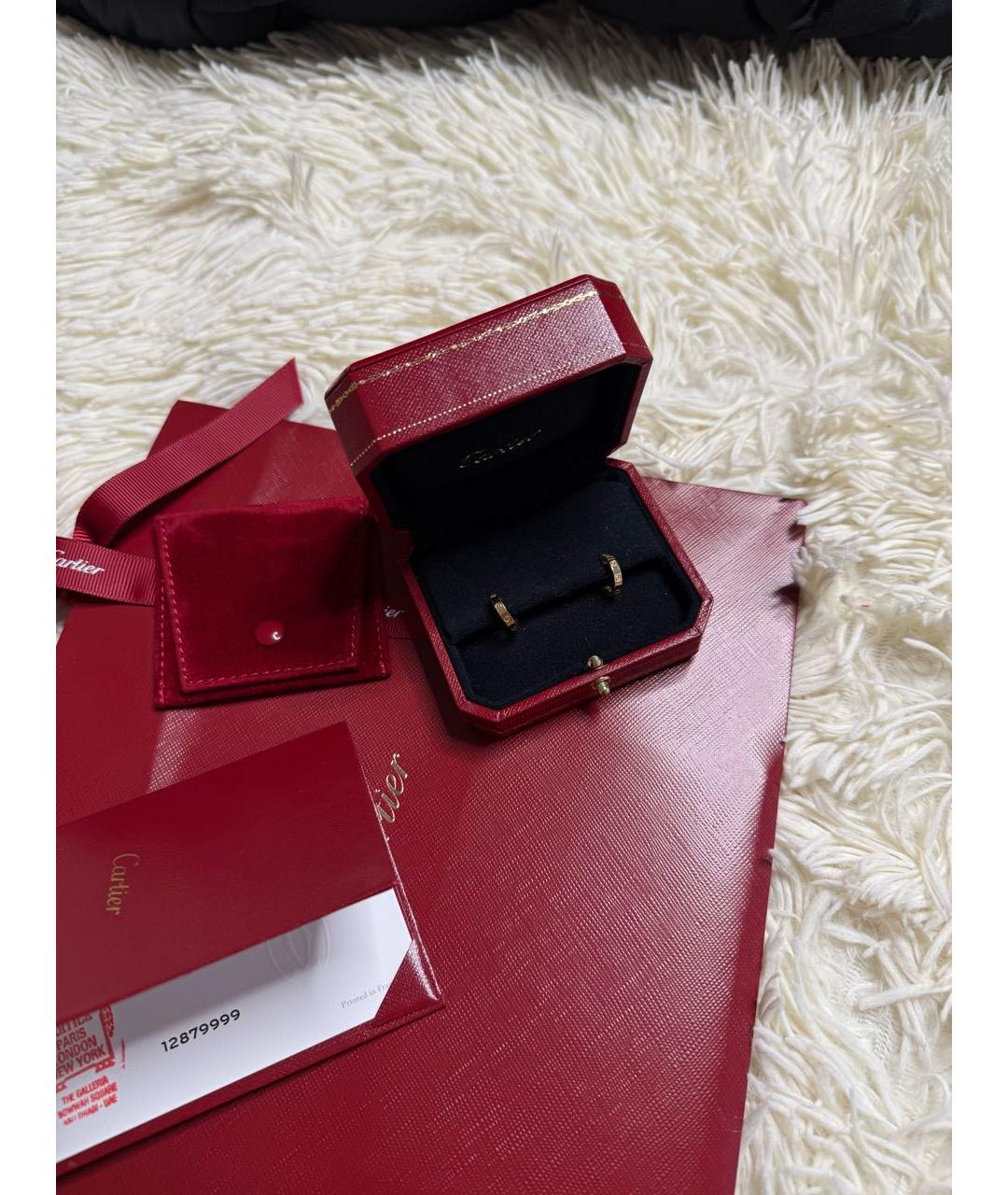 CARTIER Золотые серьги из желтого золота, фото 7