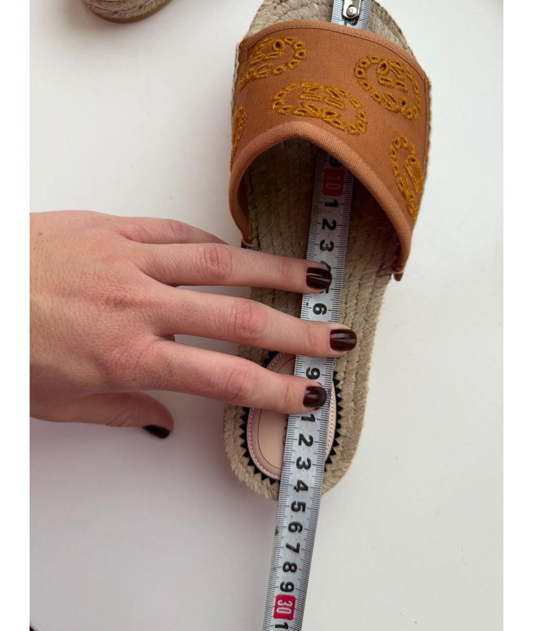 GUCCI Бежевые шлепанцы, фото 5