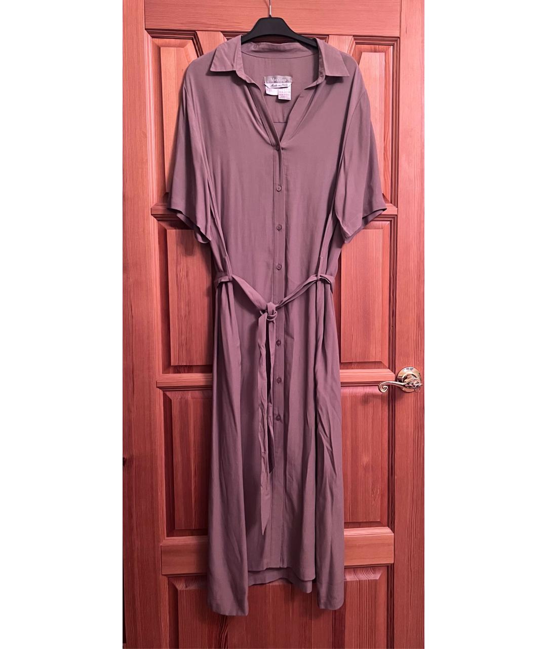 MAX MARA Бежевое повседневное платье, фото 4