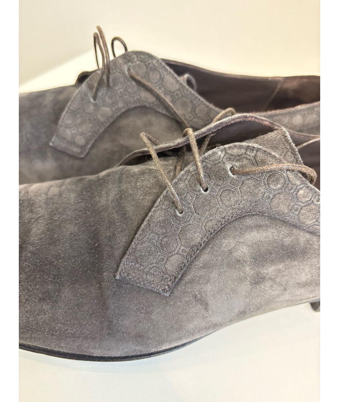 STEFANO RICCI Коричневые замшевые туфли, фото 2