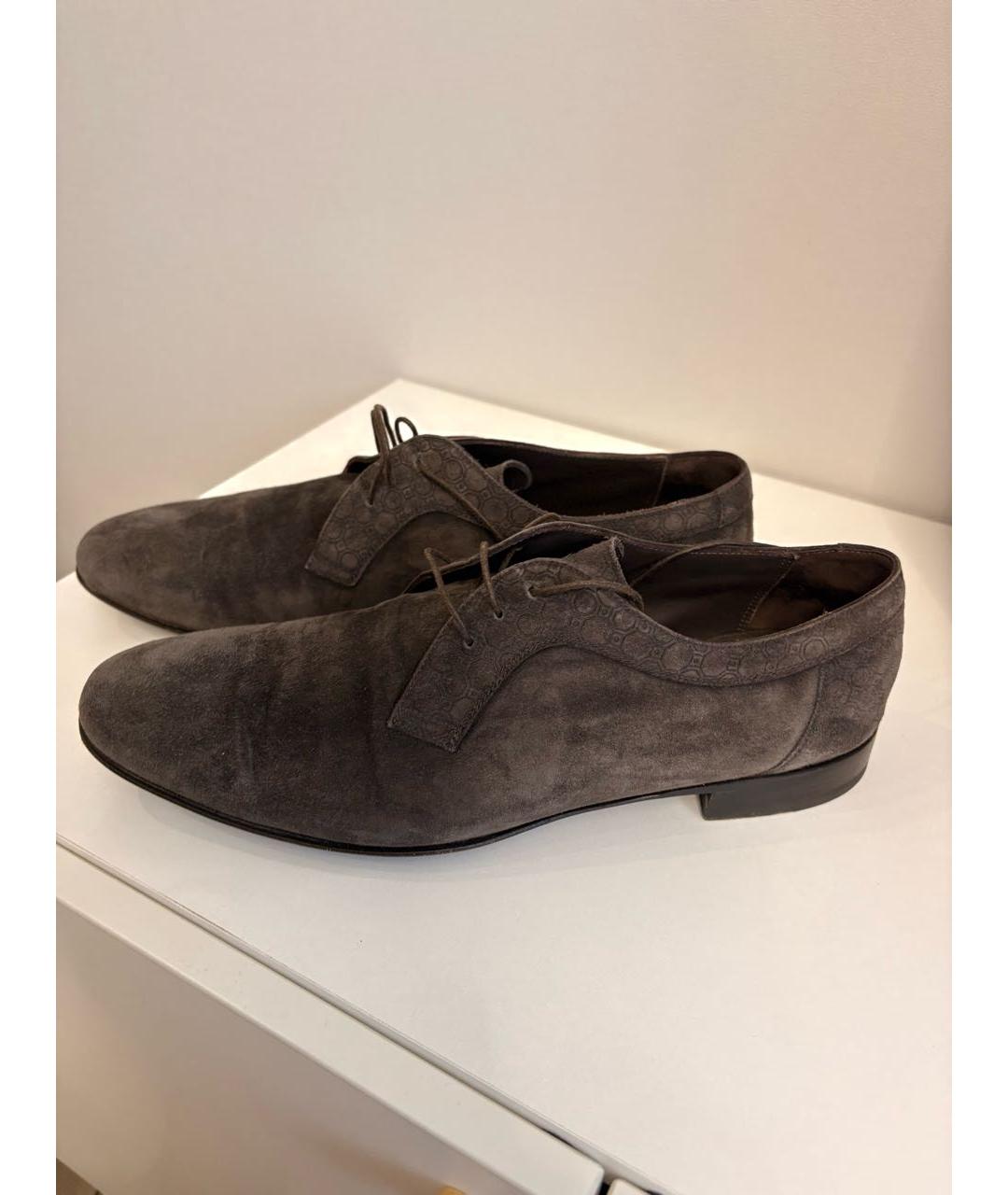 STEFANO RICCI Коричневые замшевые туфли, фото 5