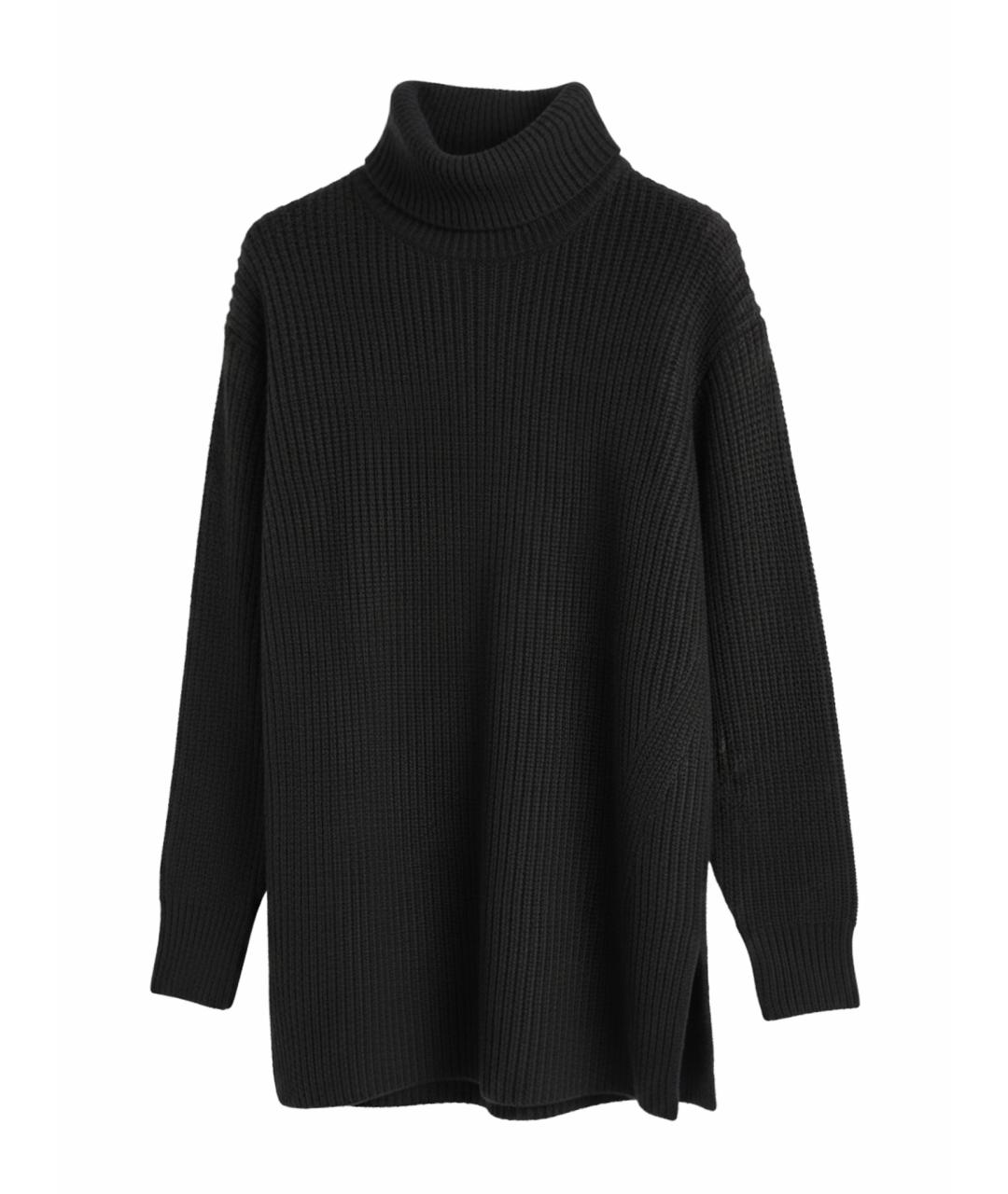 ESCADA Черный шерстяной джемпер / свитер, фото 1