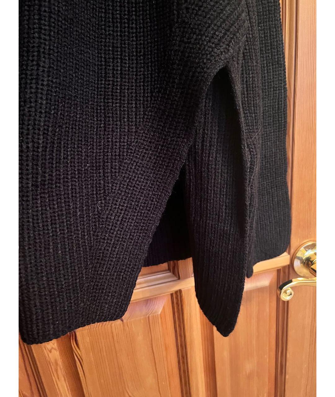 ESCADA Черный шерстяной джемпер / свитер, фото 2