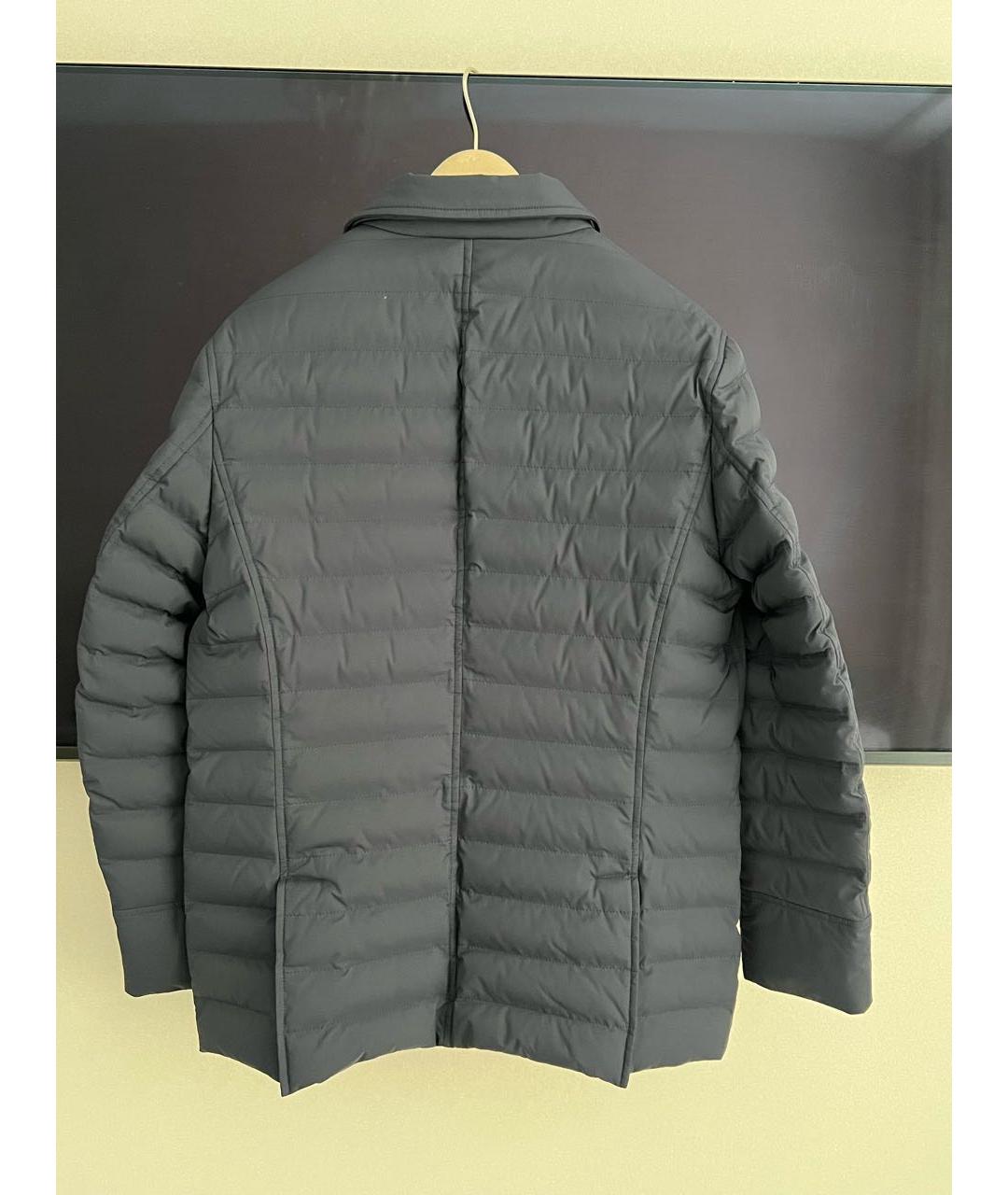 BRUNELLO CUCINELLI Темно-синий пуховик, фото 3