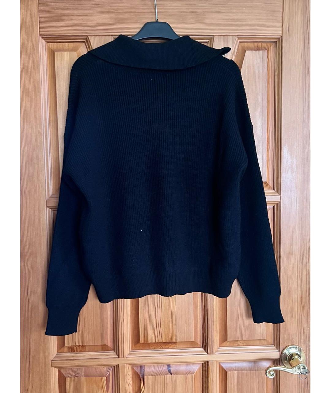 HUGO BOSS Черный шерстяной джемпер / свитер, фото 2