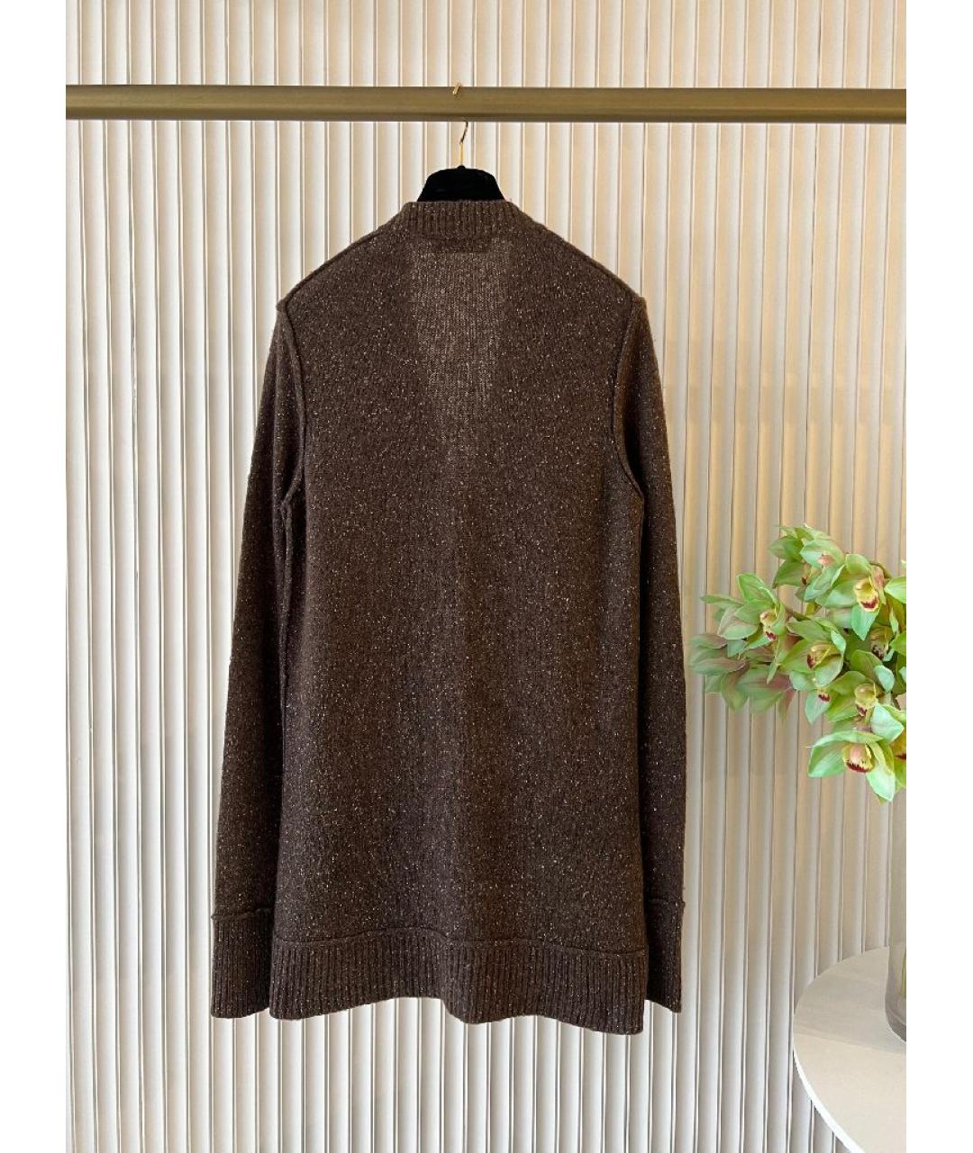 DOLCE&GABBANA Коричневый кашемировый кардиган, фото 2