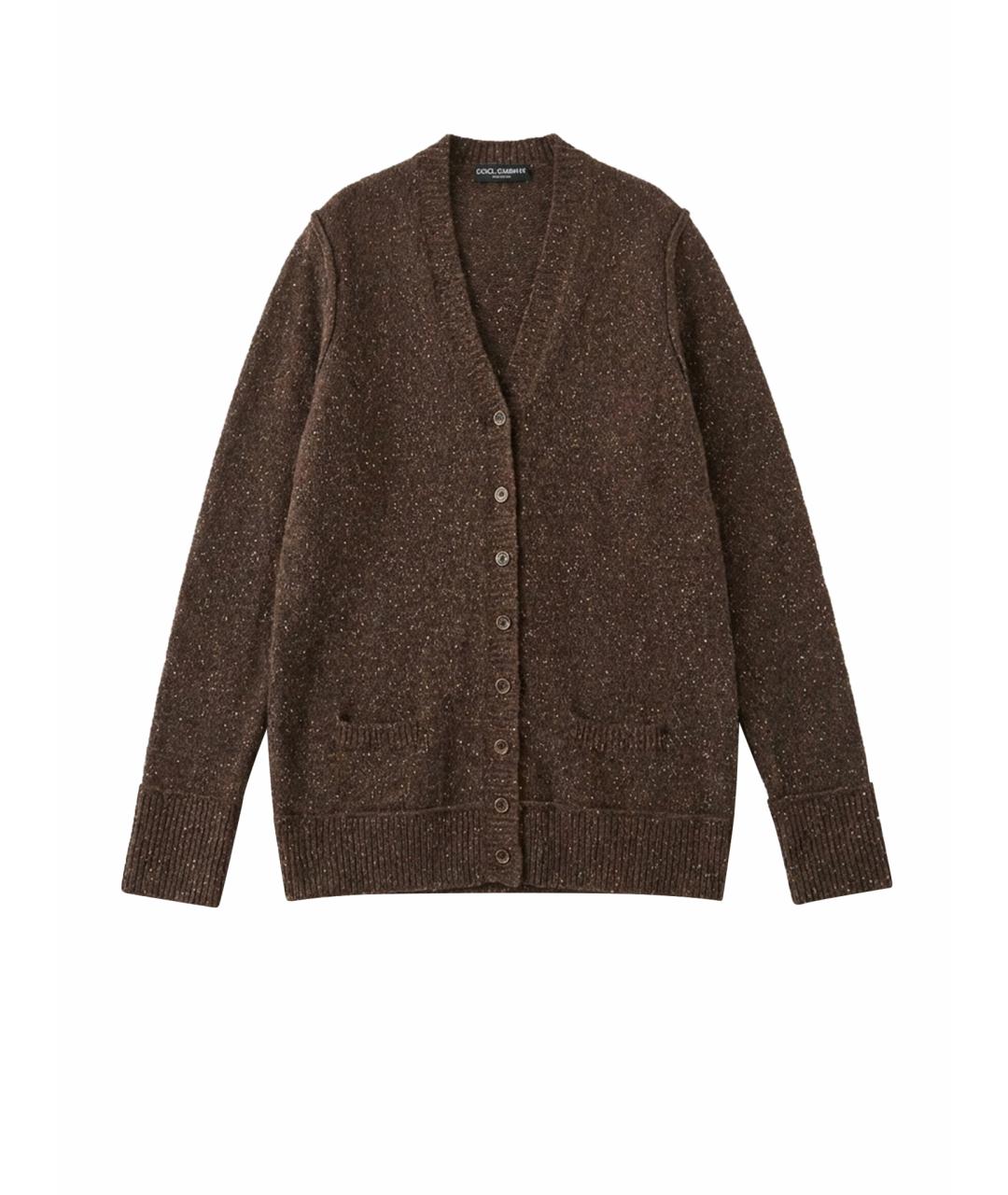 DOLCE&GABBANA Коричневый кашемировый кардиган, фото 1