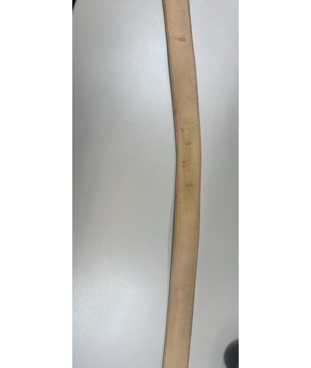 LOUIS VUITTON Бежевый ремень, фото 6