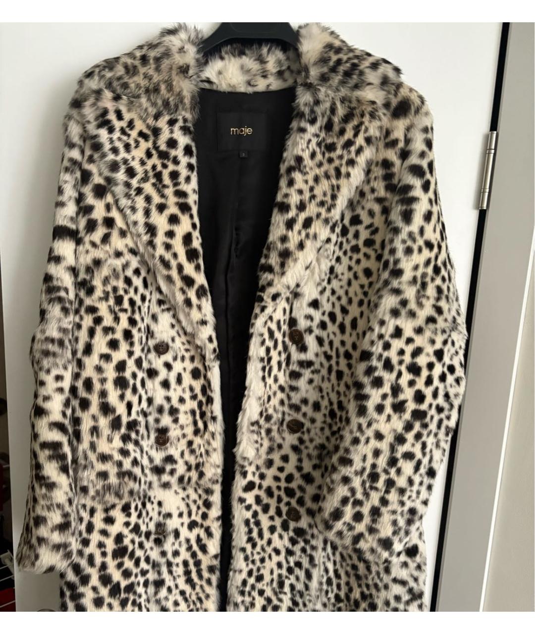 MAJE Меховая шуба, фото 6