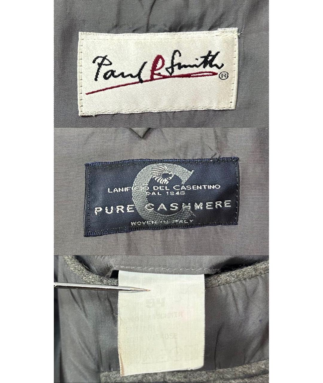 PAUL SMITH Серый кашемировый пиджак, фото 6