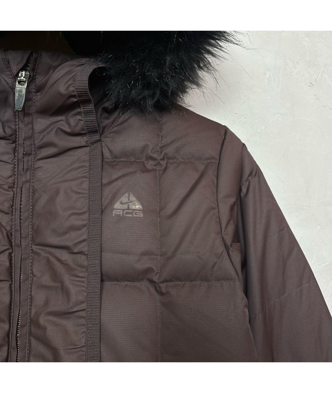NIKE ACG Коричневый пуховик, фото 6