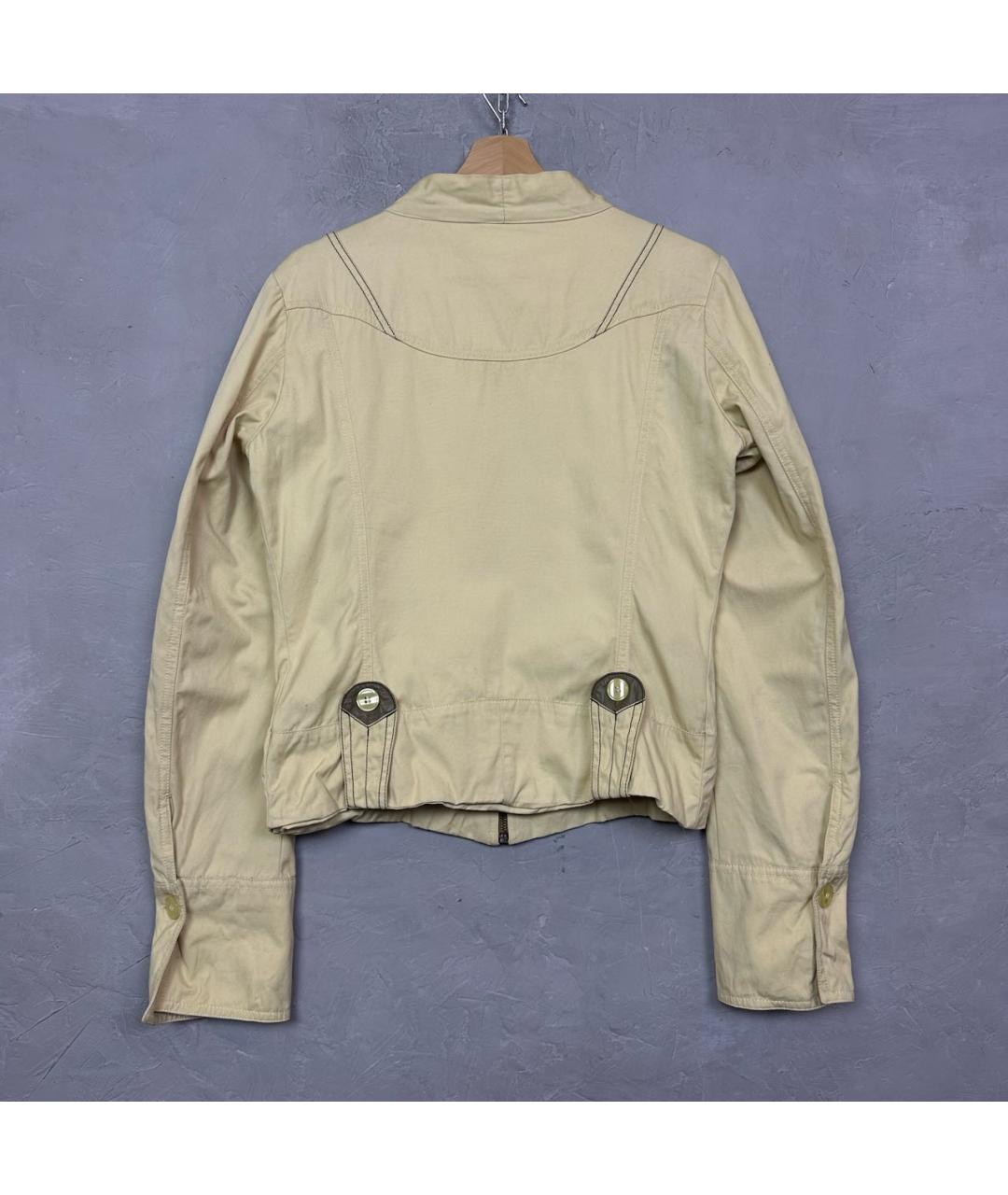 DIESEL Желтая хлопковая куртка, фото 2