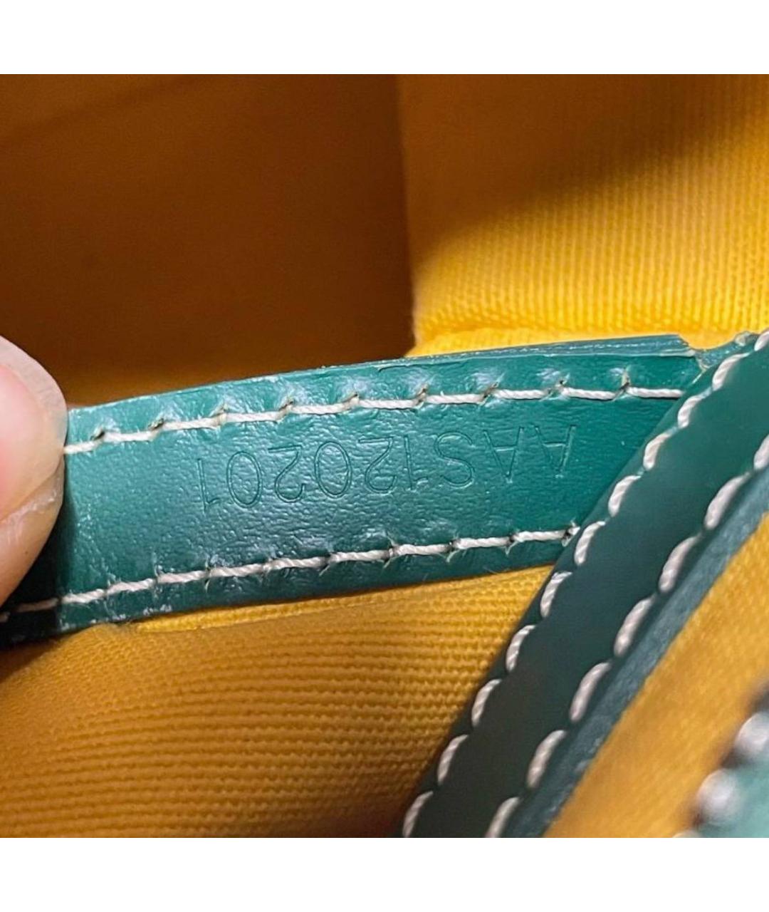 GOYARD Зеленая сумка на плечо, фото 4