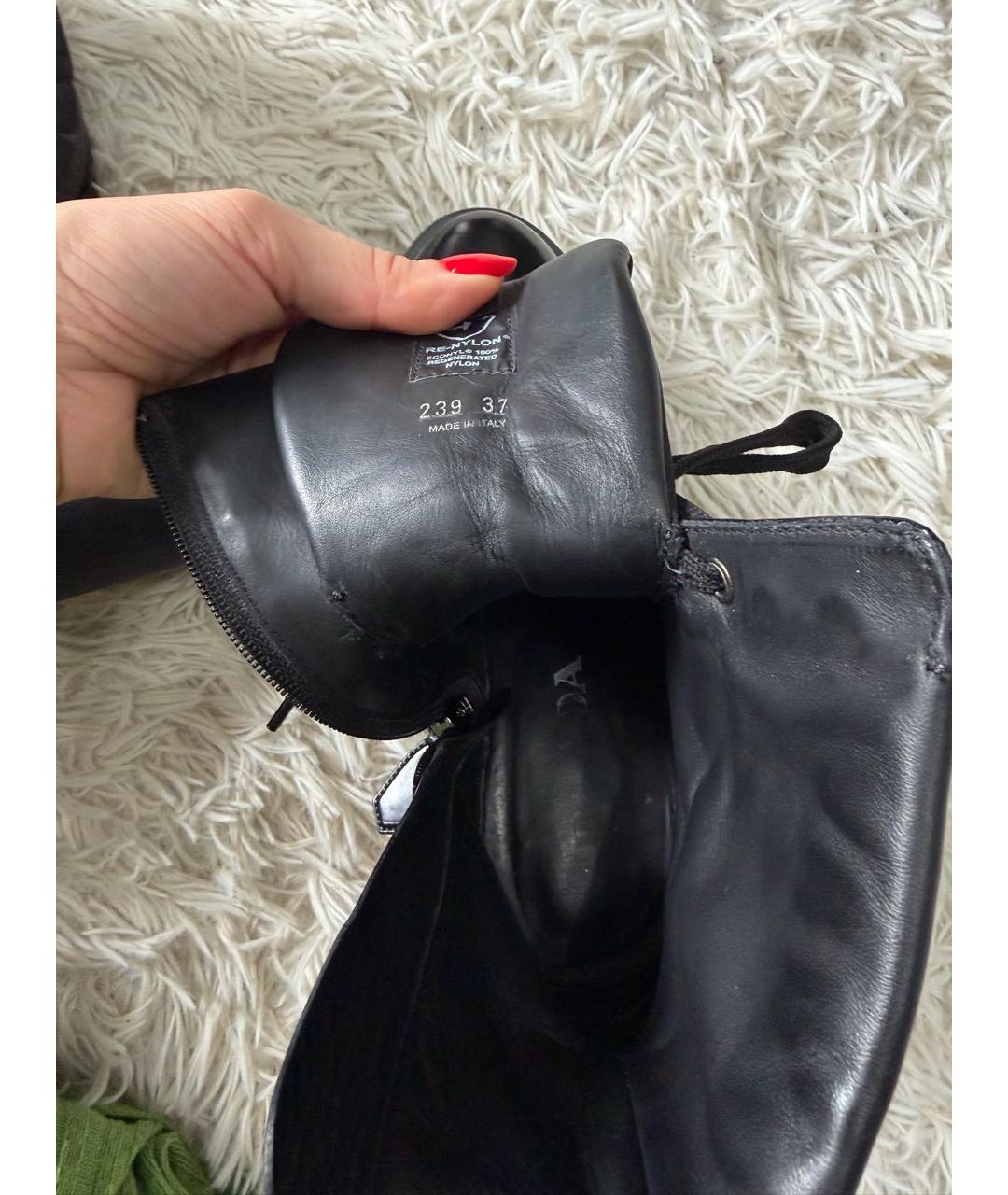 PRADA Черные текстильные ботильоны, фото 8