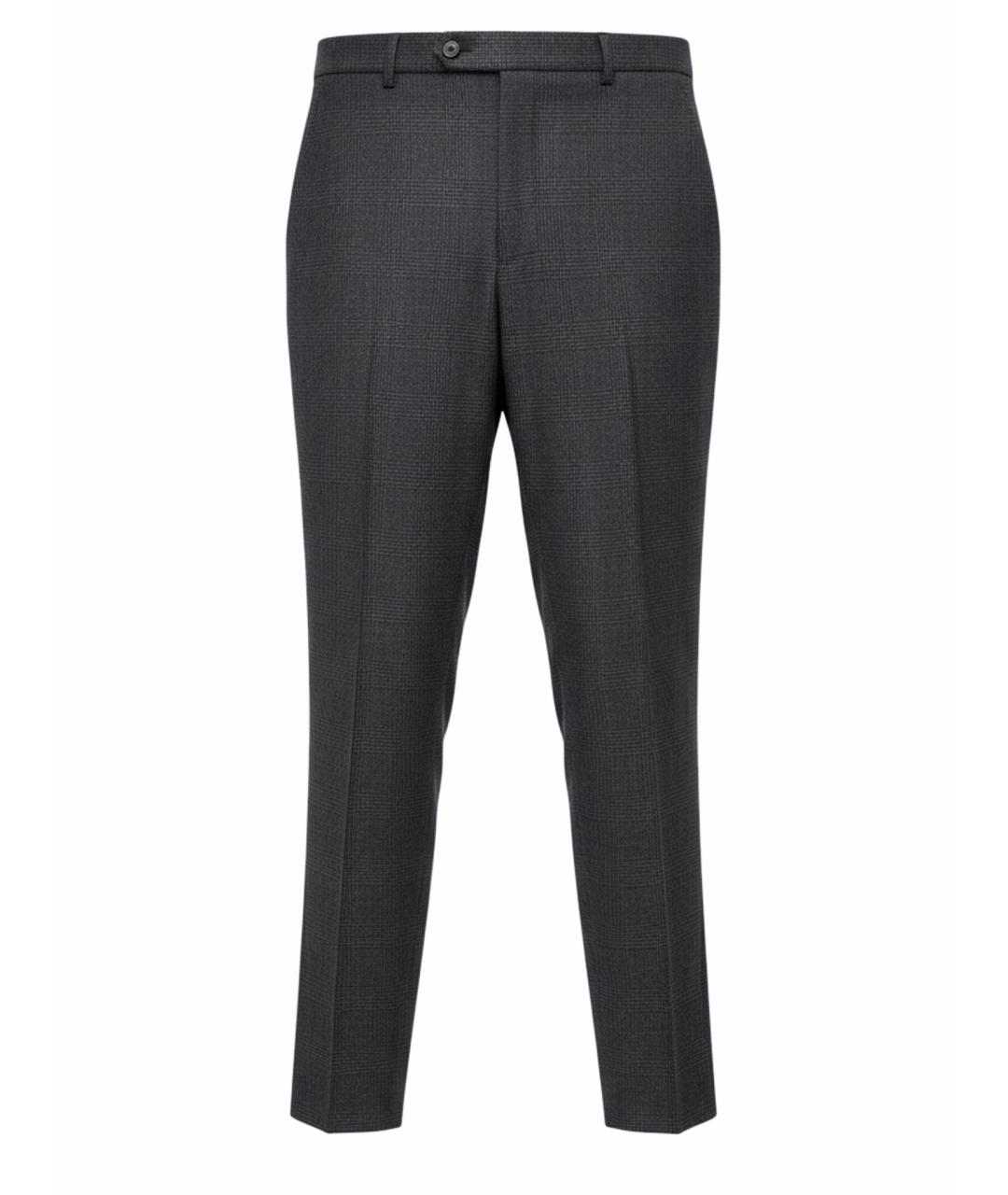 CELINE Серые шерстяные брюки узкие, фото 1