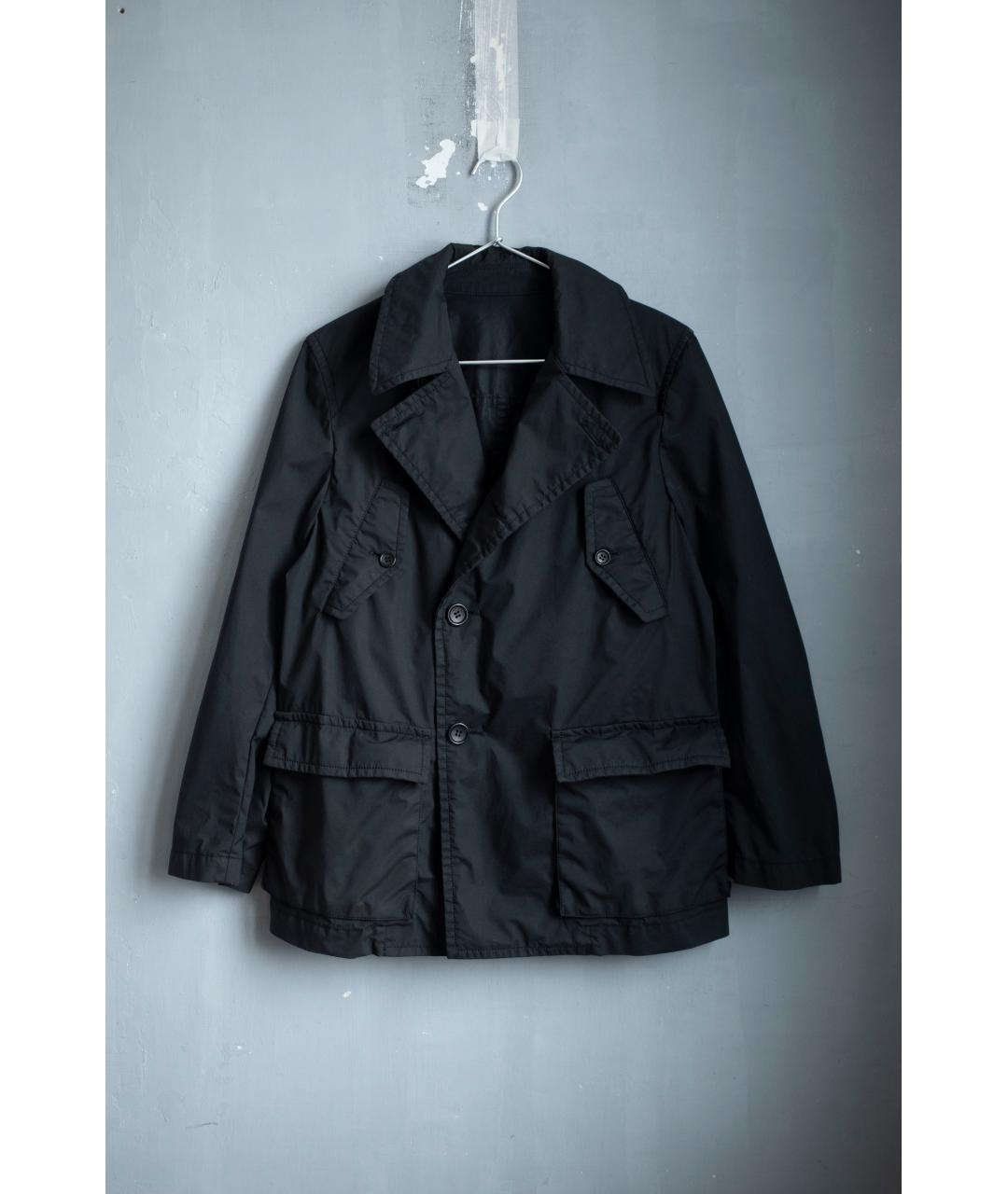 COMME DES GARÇONS Черная хлопковая куртка, фото 3