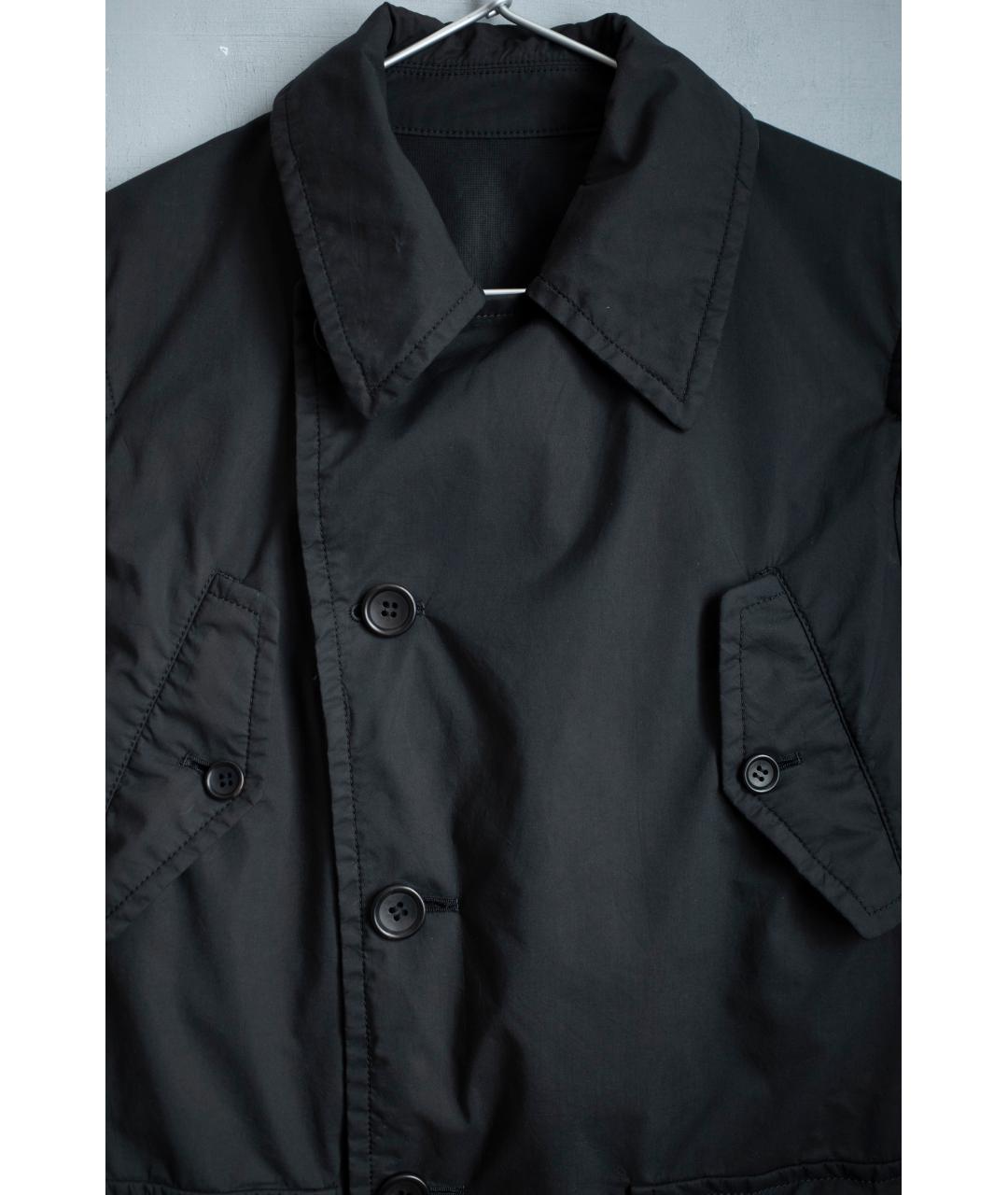 COMME DES GARÇONS Черная хлопковая куртка, фото 2