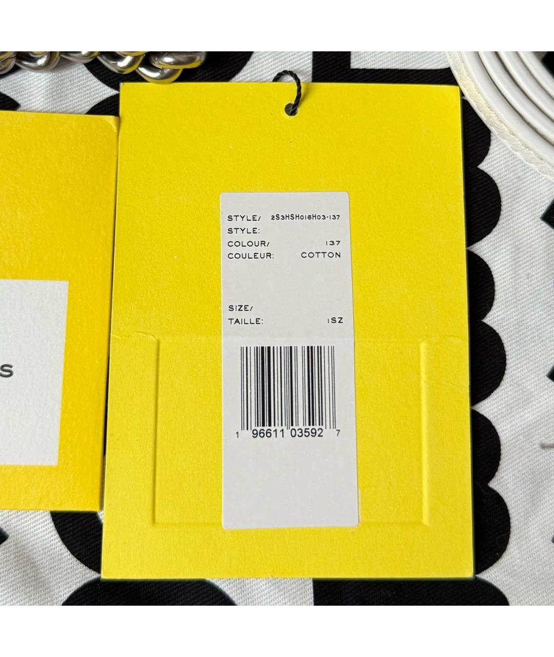 MARC JACOBS Белая кожаная сумка через плечо, фото 8