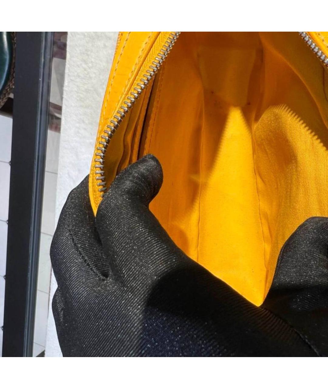 GOYARD Желтая сумка на плечо, фото 4