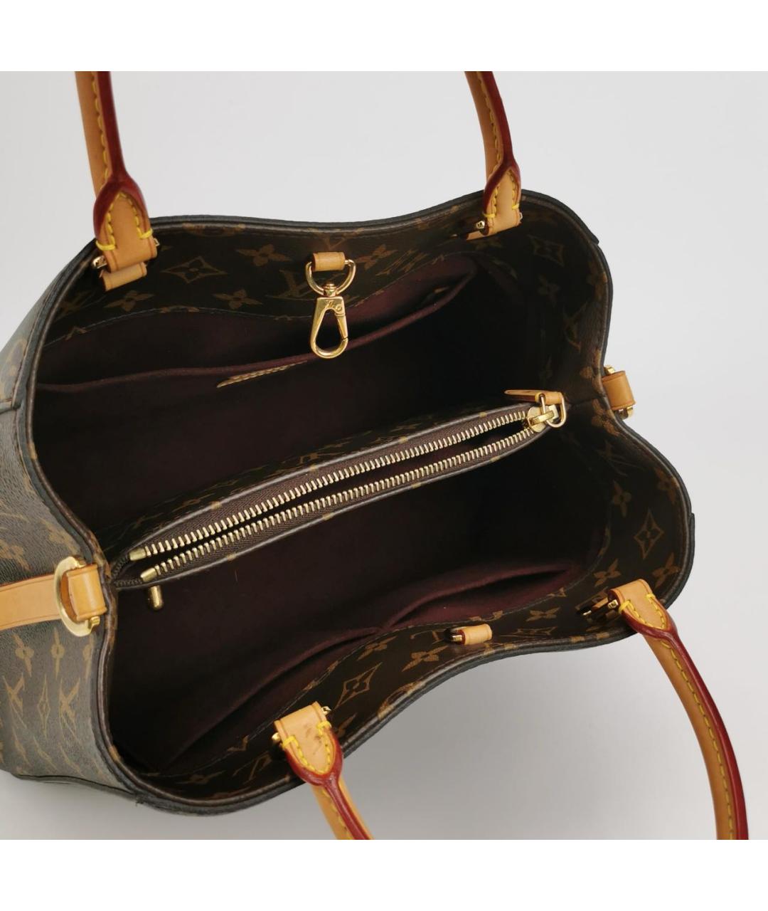 LOUIS VUITTON Коричневая сумка тоут, фото 6