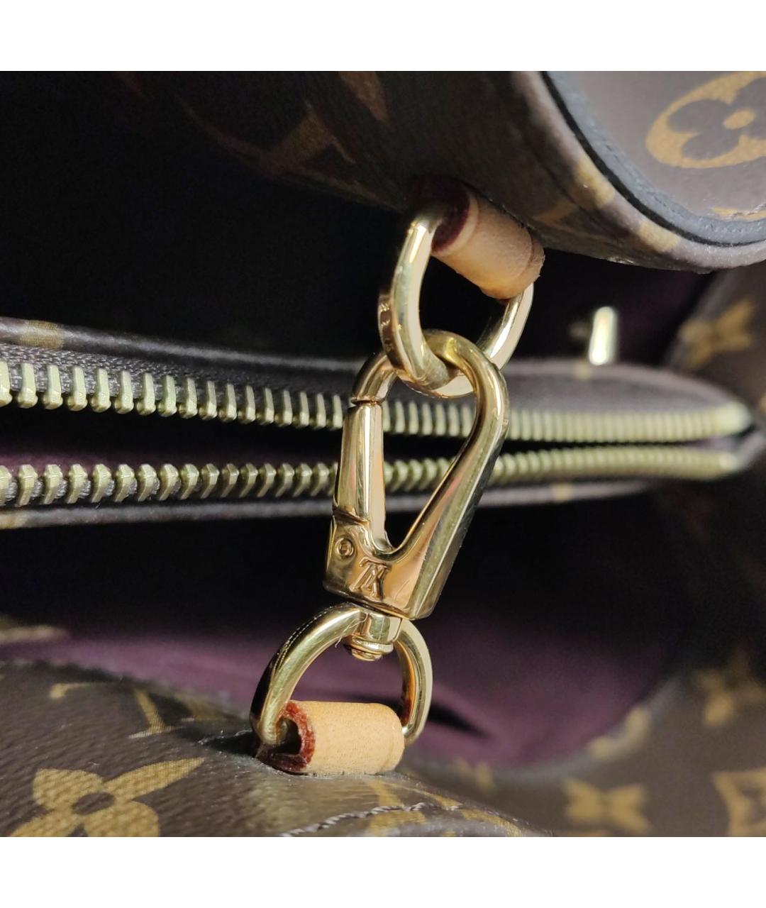 LOUIS VUITTON Коричневая сумка тоут, фото 7