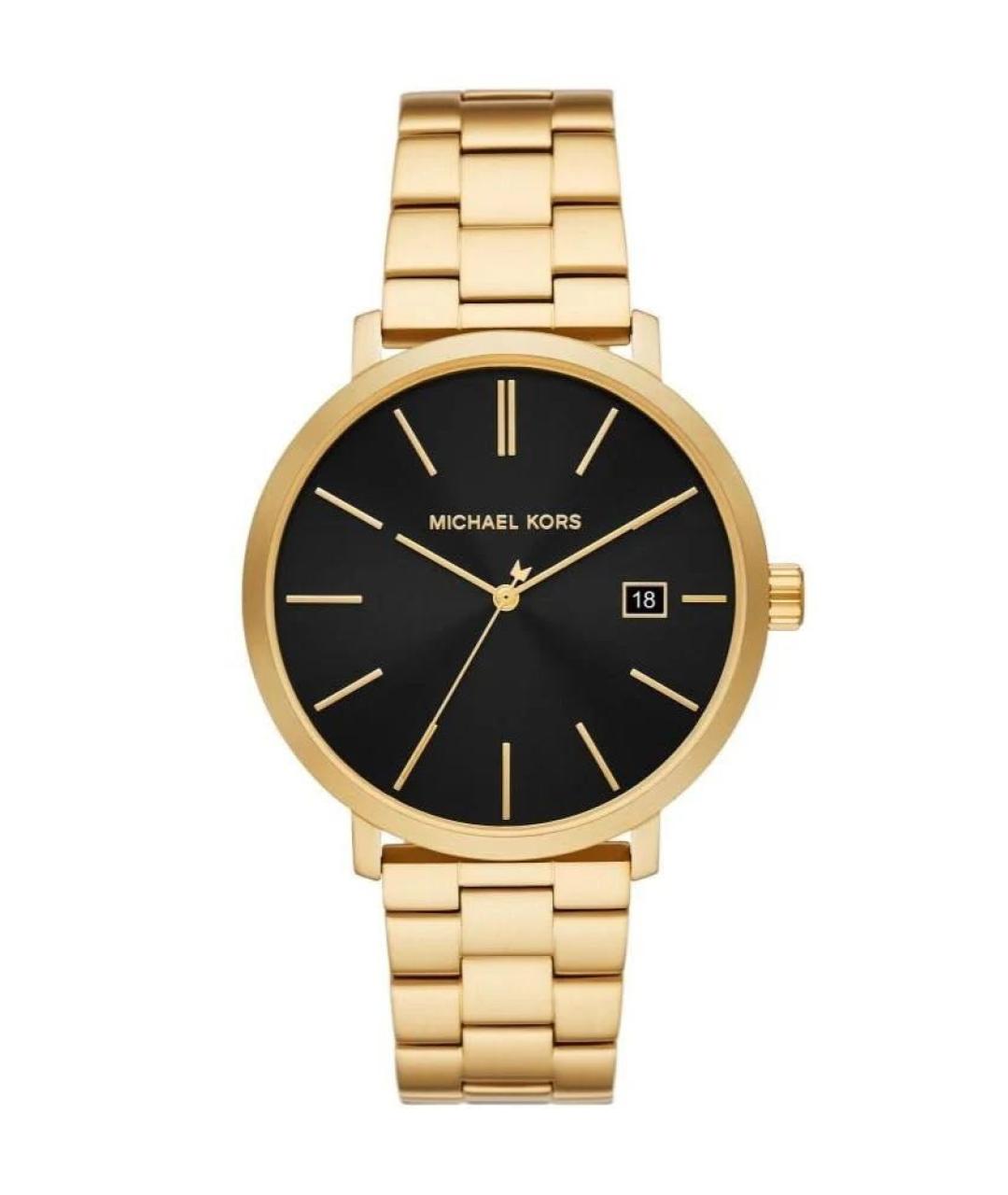 MICHAEL KORS Золотые стальные часы, фото 1