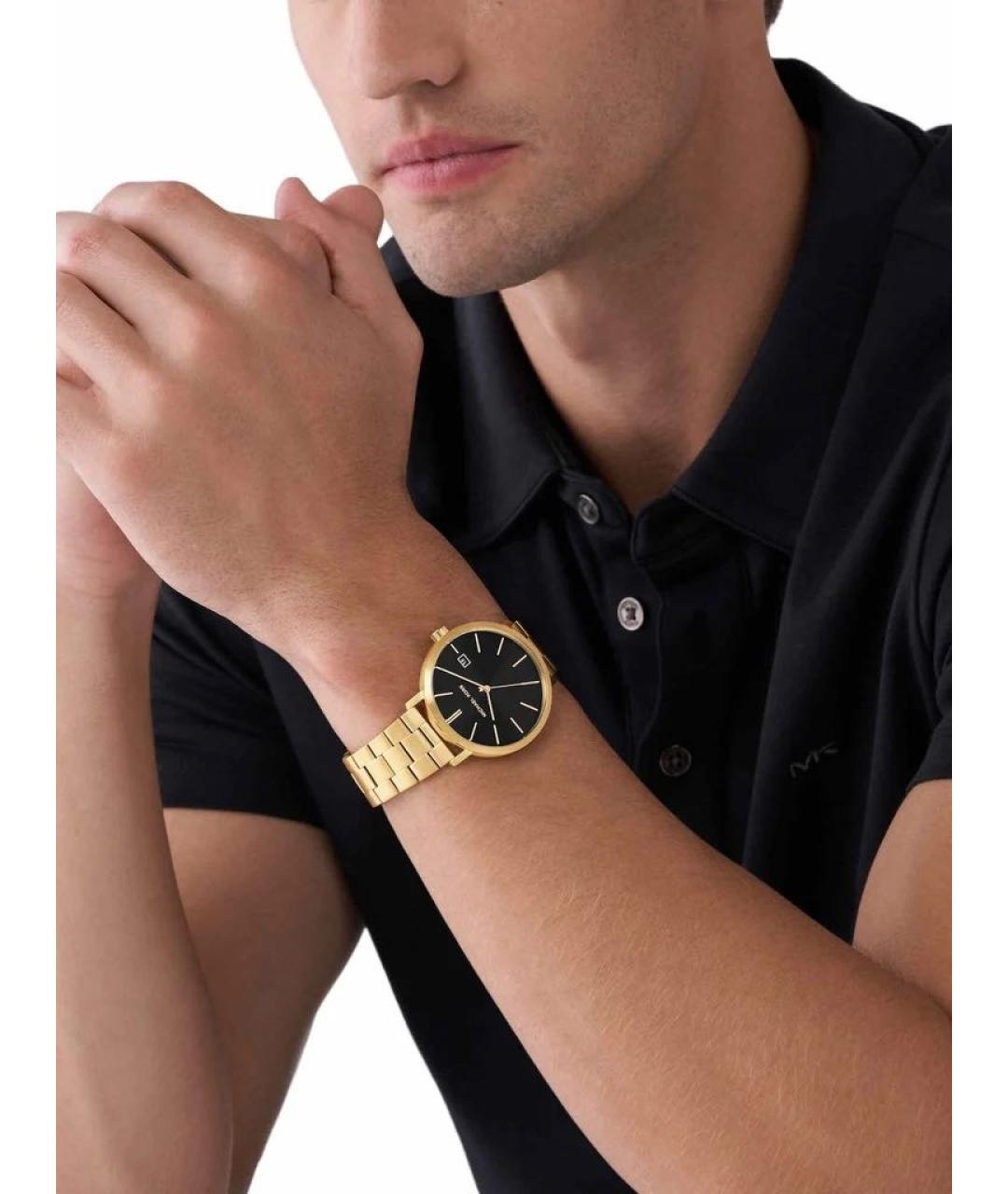 MICHAEL KORS Золотые стальные часы, фото 2