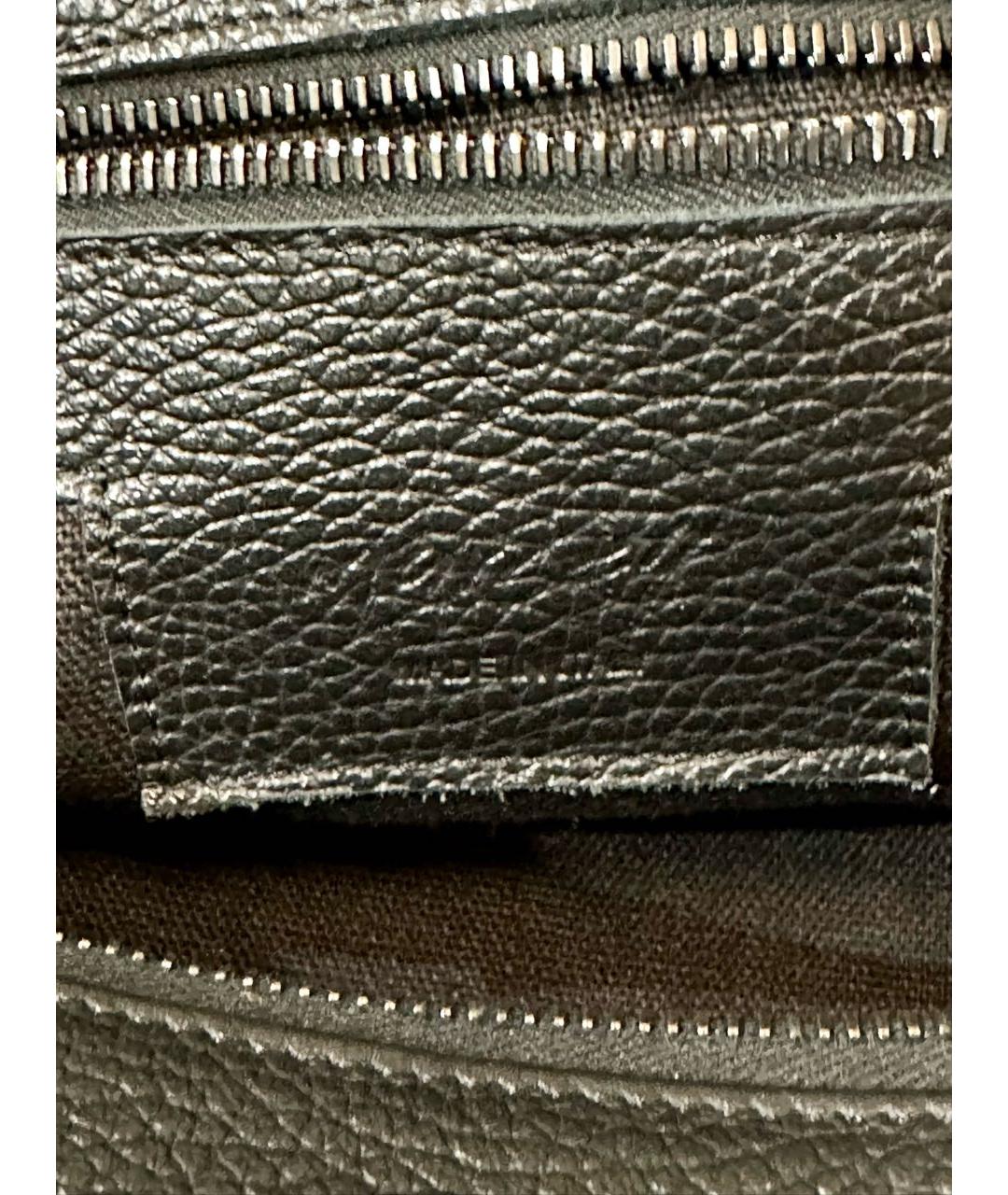 MARSELL Черная кожаная сумка через плечо, фото 6