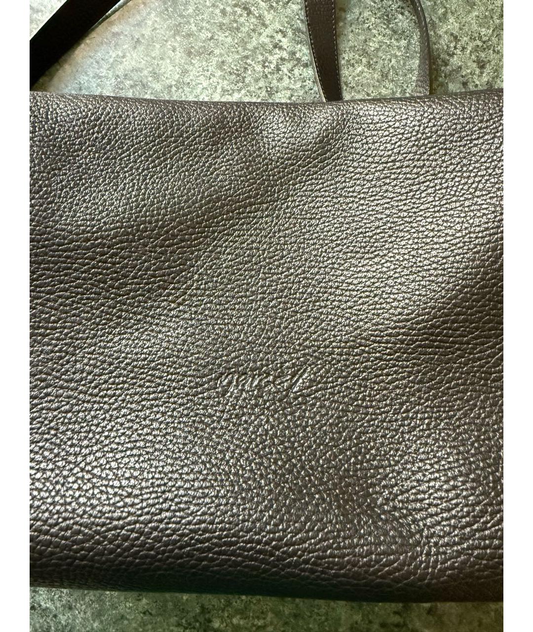 MARSELL Черная кожаная сумка через плечо, фото 5