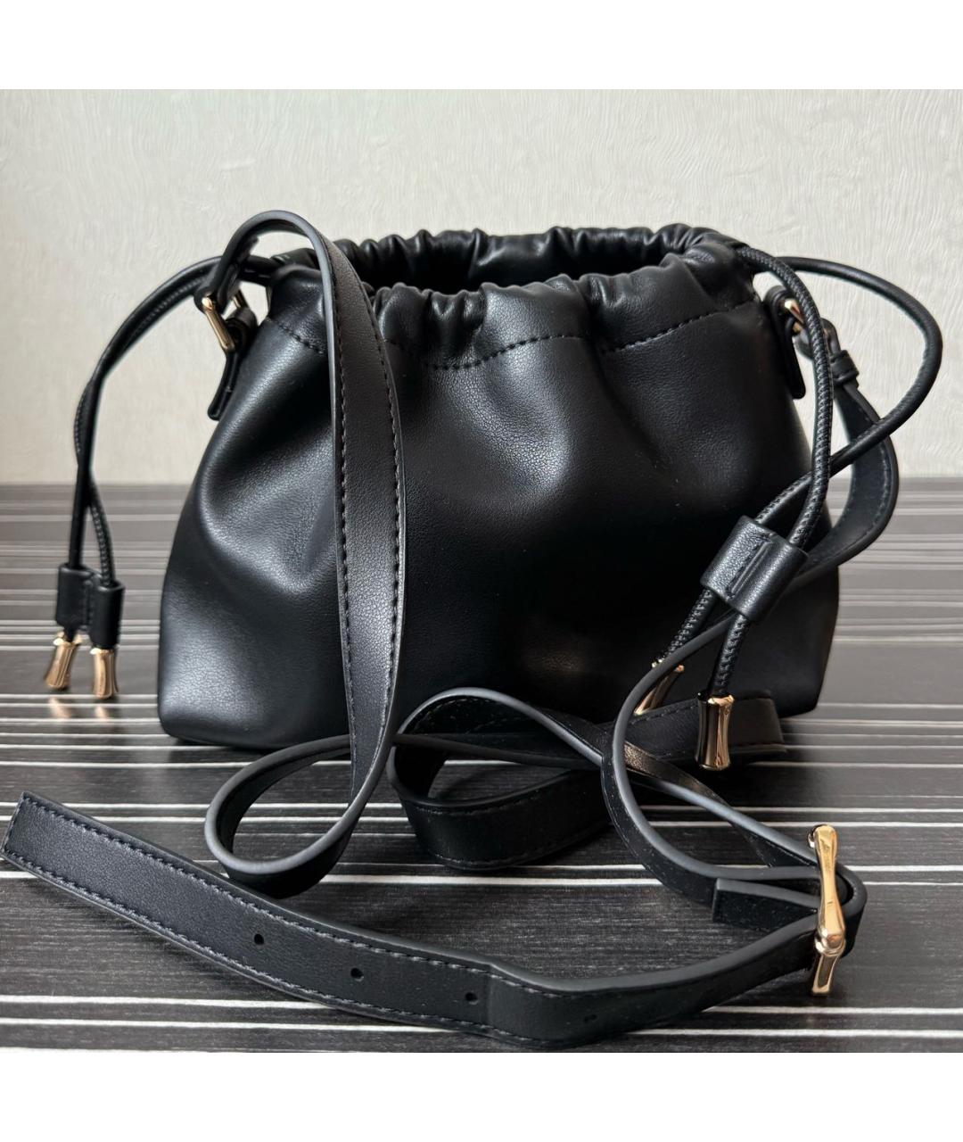 A.P.C. Черная кожаная сумка через плечо, фото 3