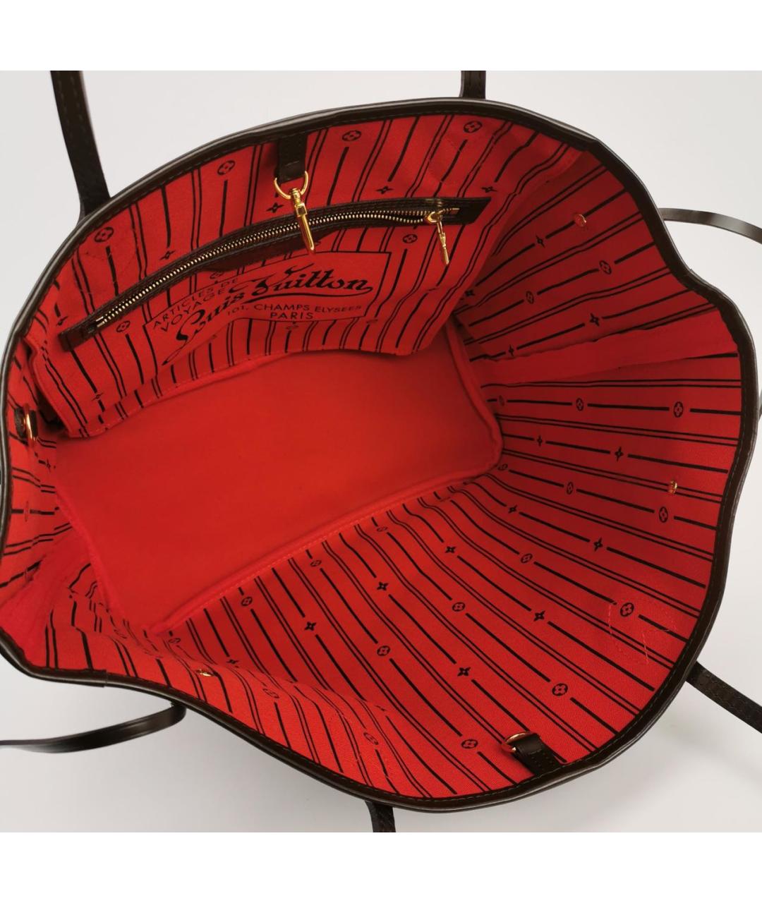 LOUIS VUITTON Коричневая сумка тоут, фото 6