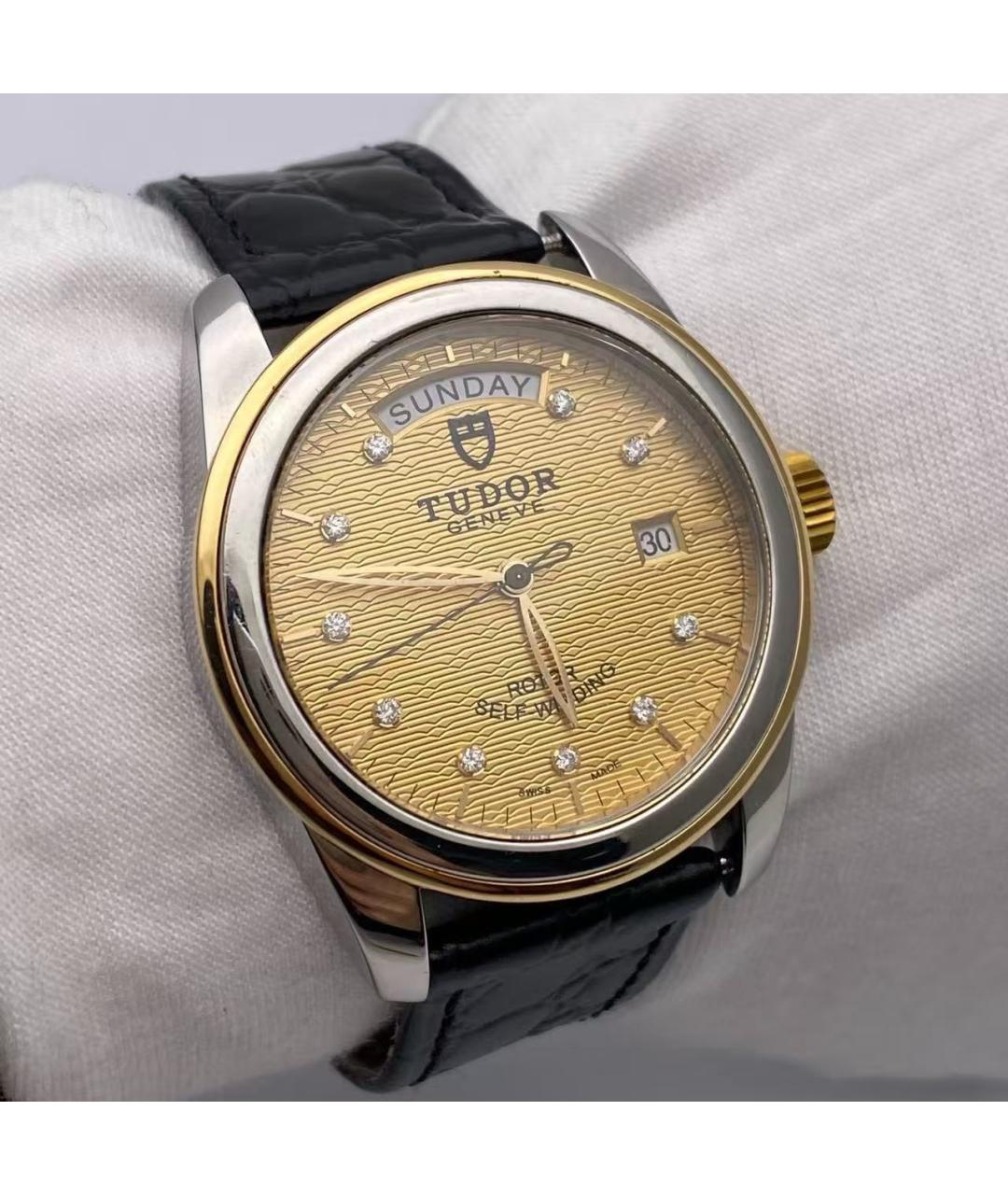 TUDOR Золотые часы из желтого золота, фото 6