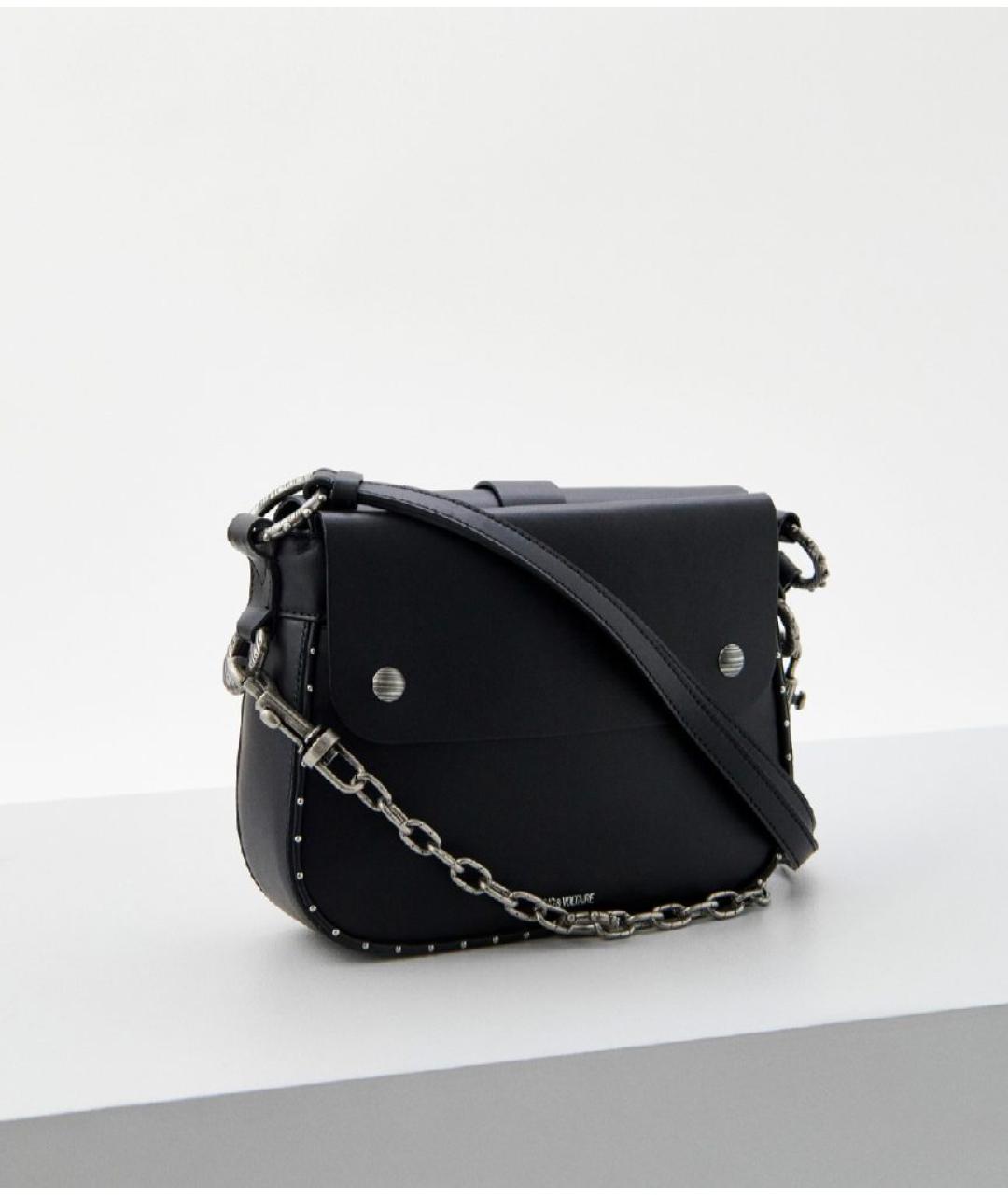 ZADIG & VOLTAIRE Черная кожаная сумка через плечо, фото 2
