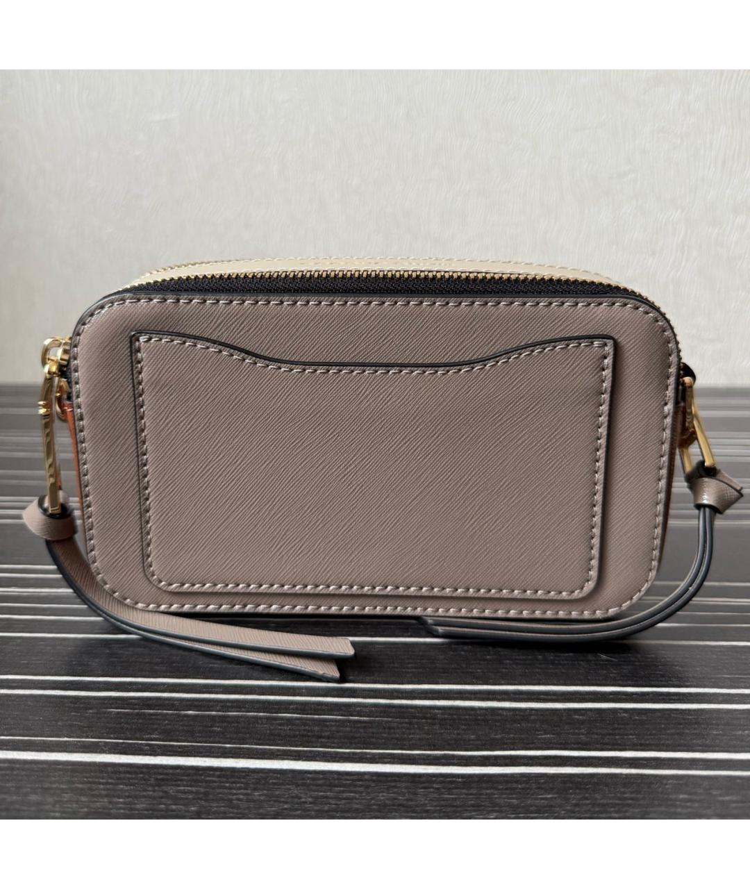 MARC JACOBS Бежевая кожаная сумка через плечо, фото 3