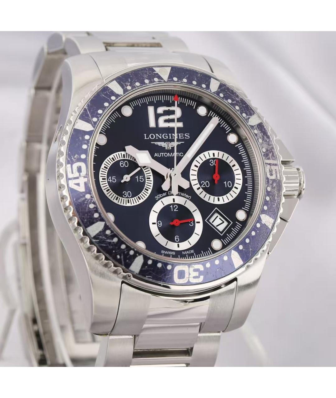 LONGINES Серебряные часы, фото 3