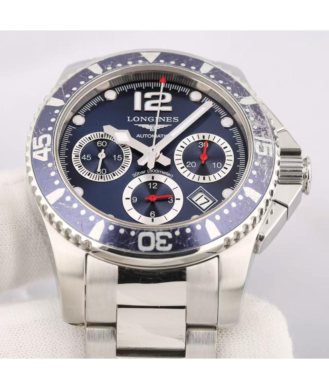 LONGINES Серебряные часы, фото 4