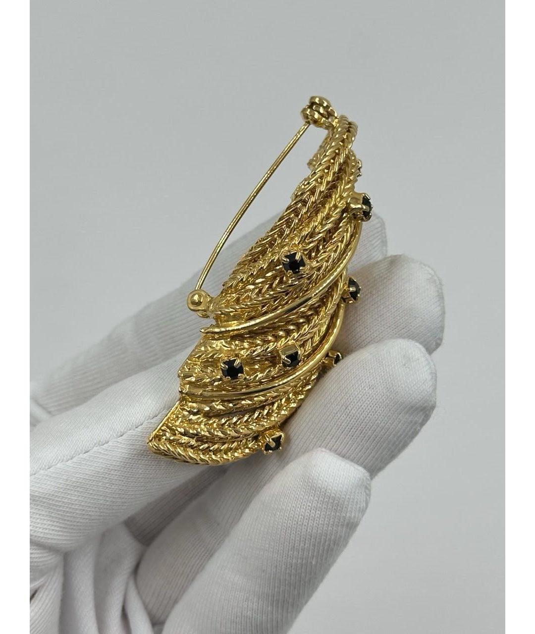 PIERRE BALMAIN Золотая позолоченная булавка / брошь, фото 4