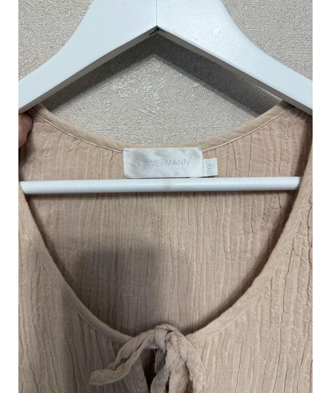 ZIMMERMANN Бежевое повседневное платье, фото 2
