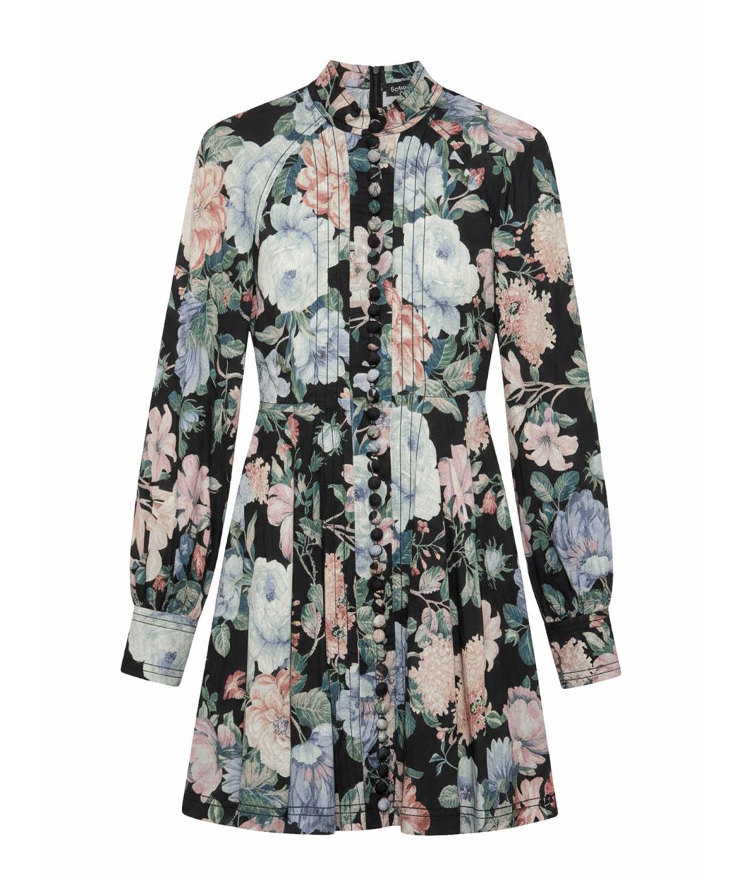 ZIMMERMANN Мульти льняное коктейльное платье, фото 1