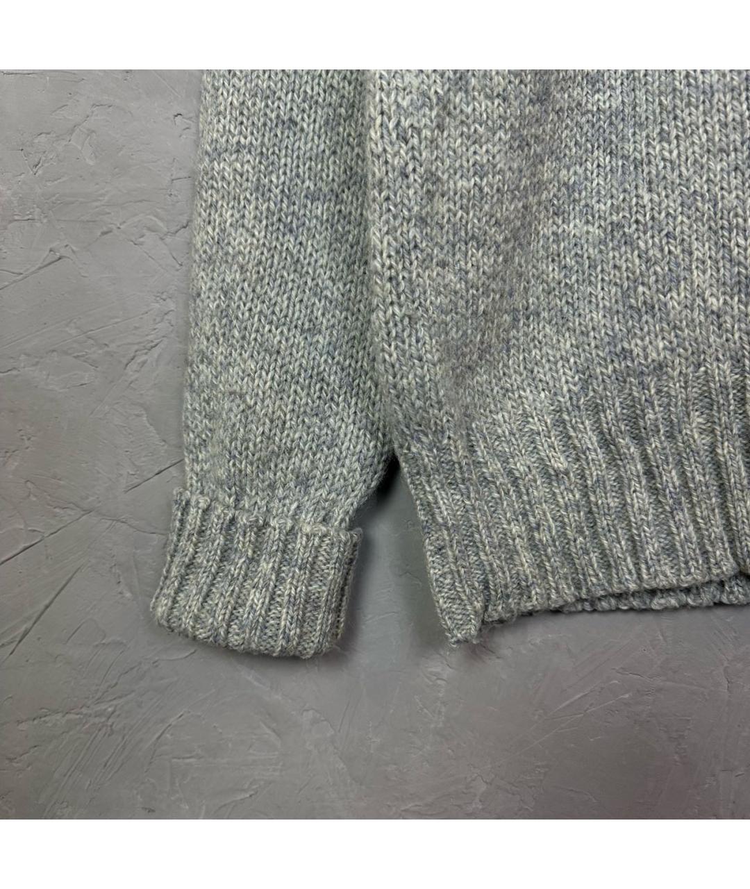 WOOLRICH Серый шерстяной джемпер / свитер, фото 4