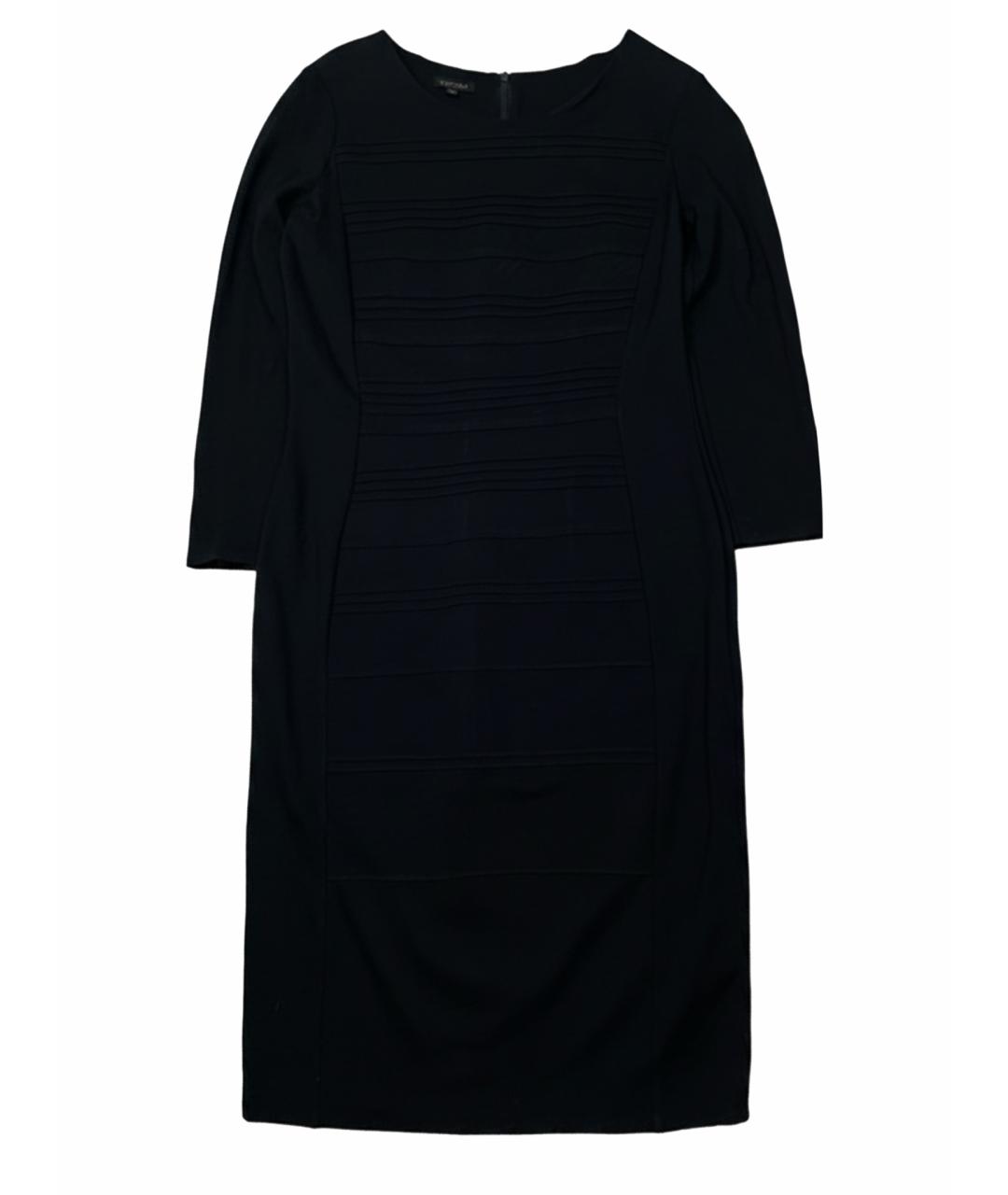 ESCADA Черное вискозное повседневное платье, фото 1